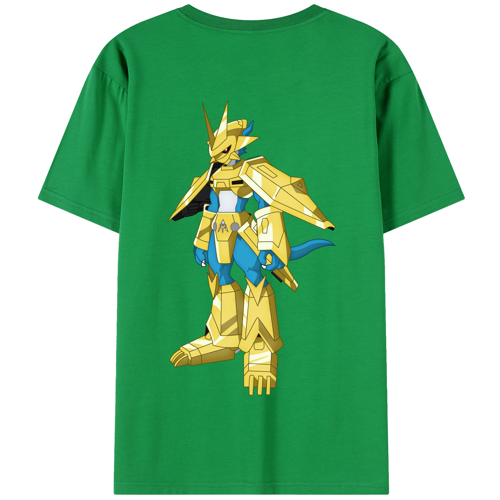 （画像用） Digimon デジタルモンスター/デジモン 綿100％半袖Tシャツ（背面プリント）