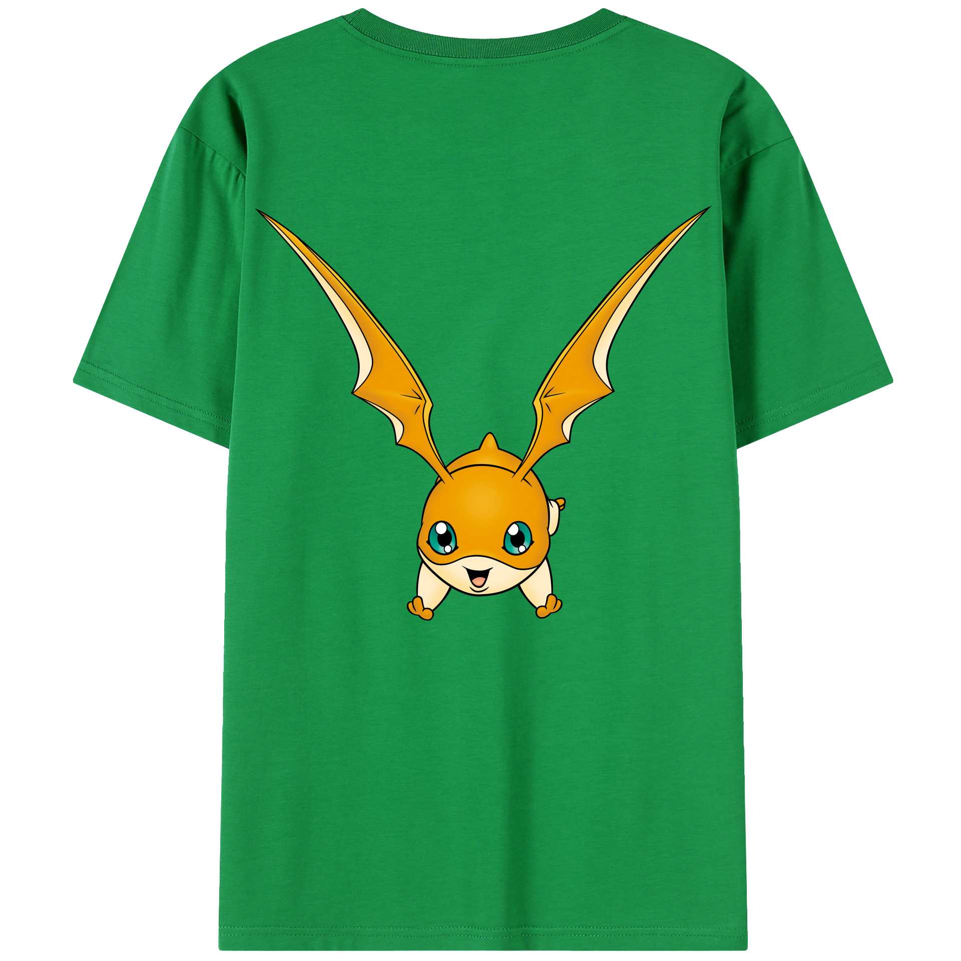 （画像用） Digimon デジタルモンスター/デジモン 綿100％半袖Tシャツ（背面プリント）