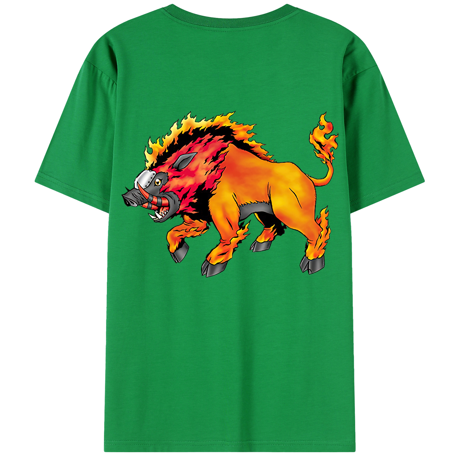 （画像用） Digimon デジタルモンスター/デジモン 綿100％半袖Tシャツ（背面プリント）