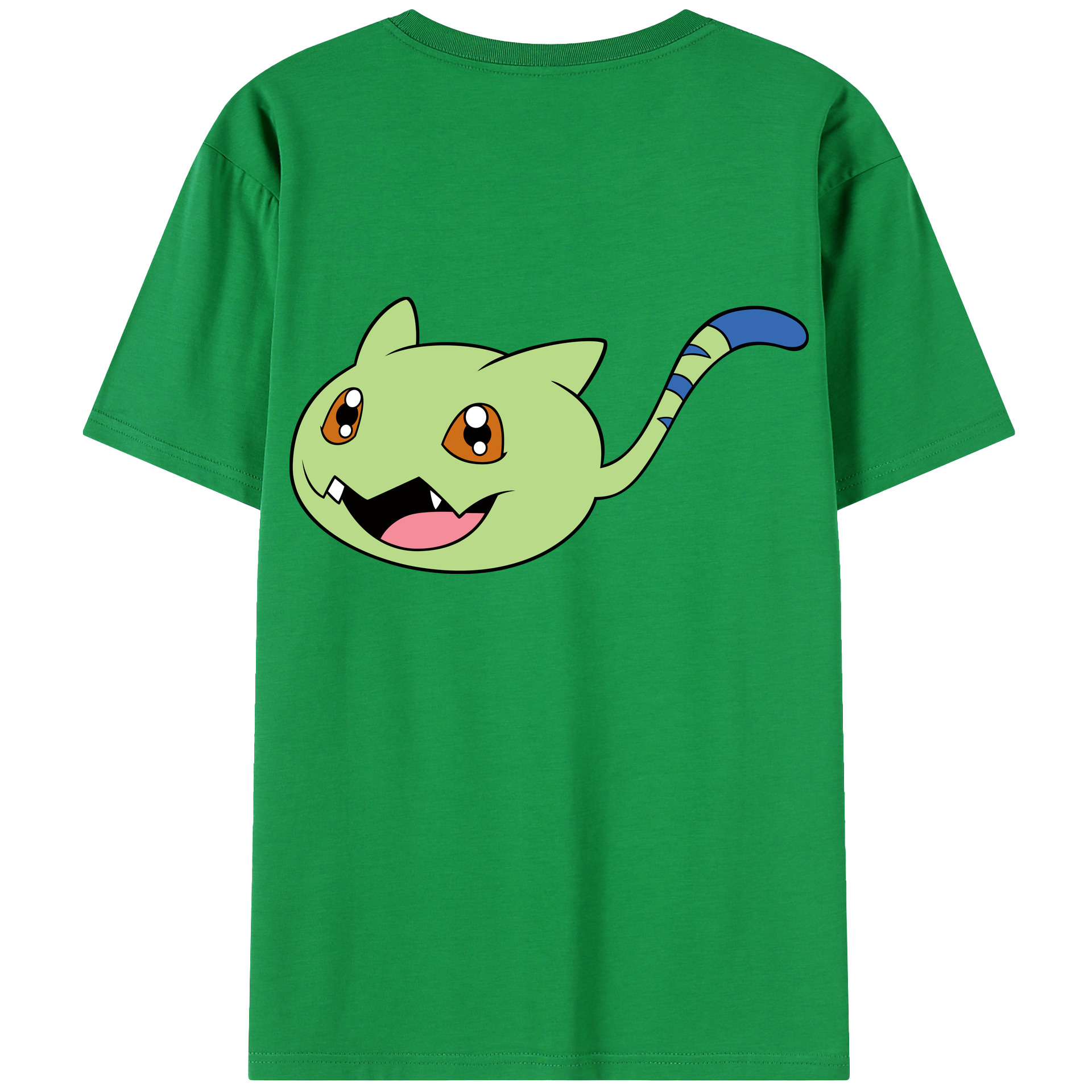 （画像用） Digimon デジタルモンスター/デジモン 綿100％半袖Tシャツ（背面プリント）