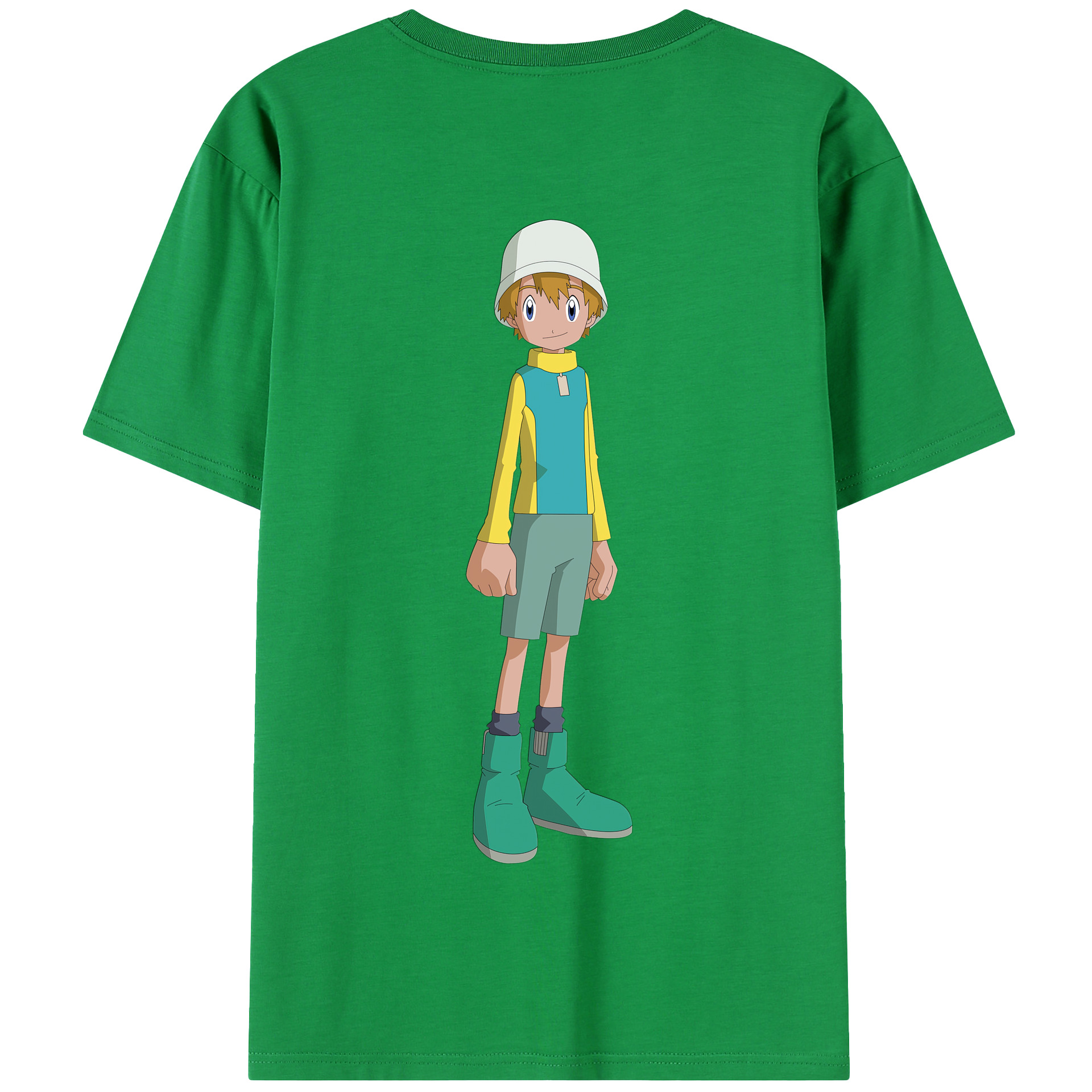 （画像用） Digimon デジタルモンスター/デジモン 綿100％半袖Tシャツ（背面プリント）