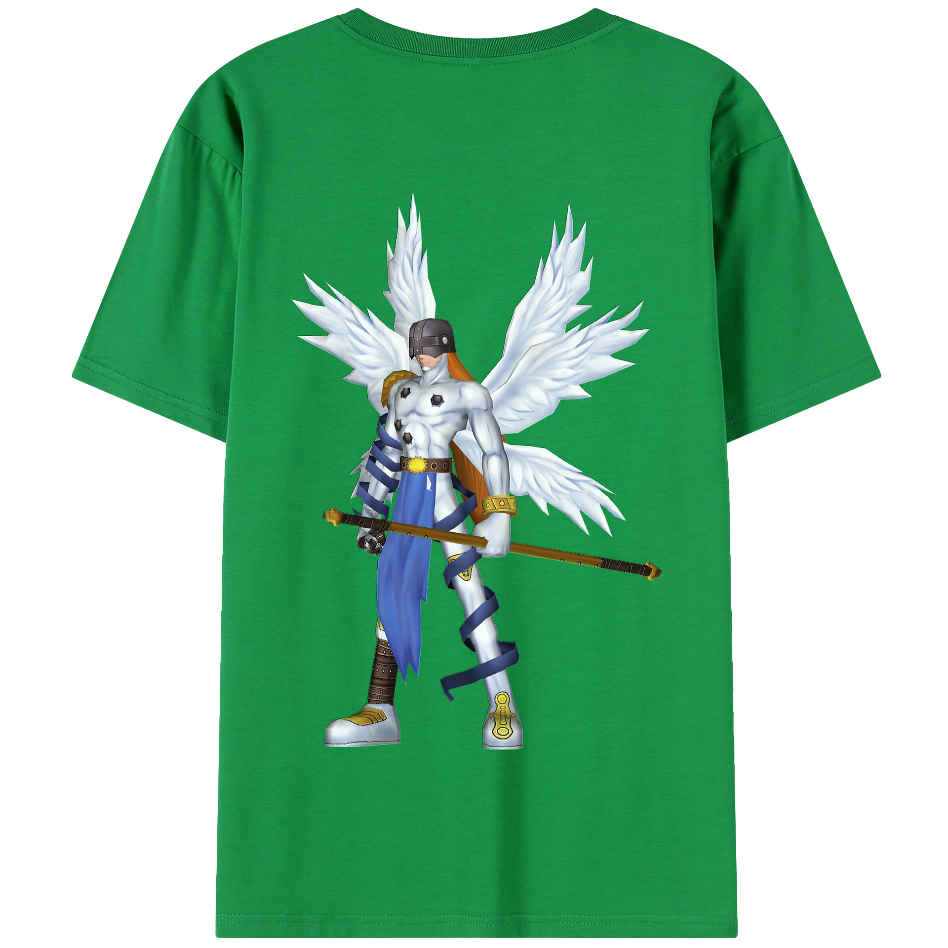 （画像用） Digimon デジタルモンスター/デジモン 綿100％半袖Tシャツ（背面プリント）