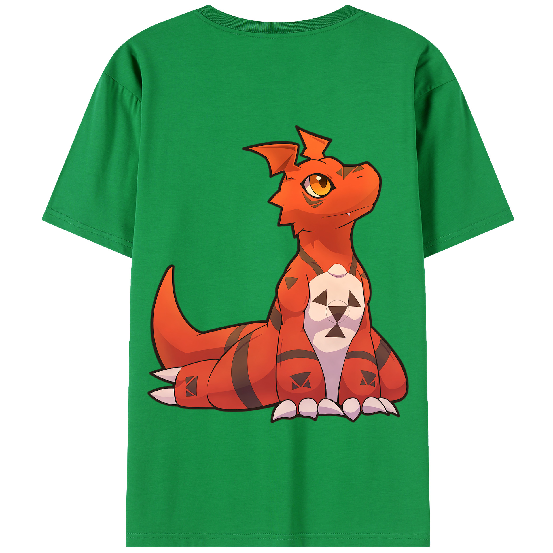 （画像用） Digimon デジタルモンスター/デジモン 綿100％半袖Tシャツ（背面プリント）