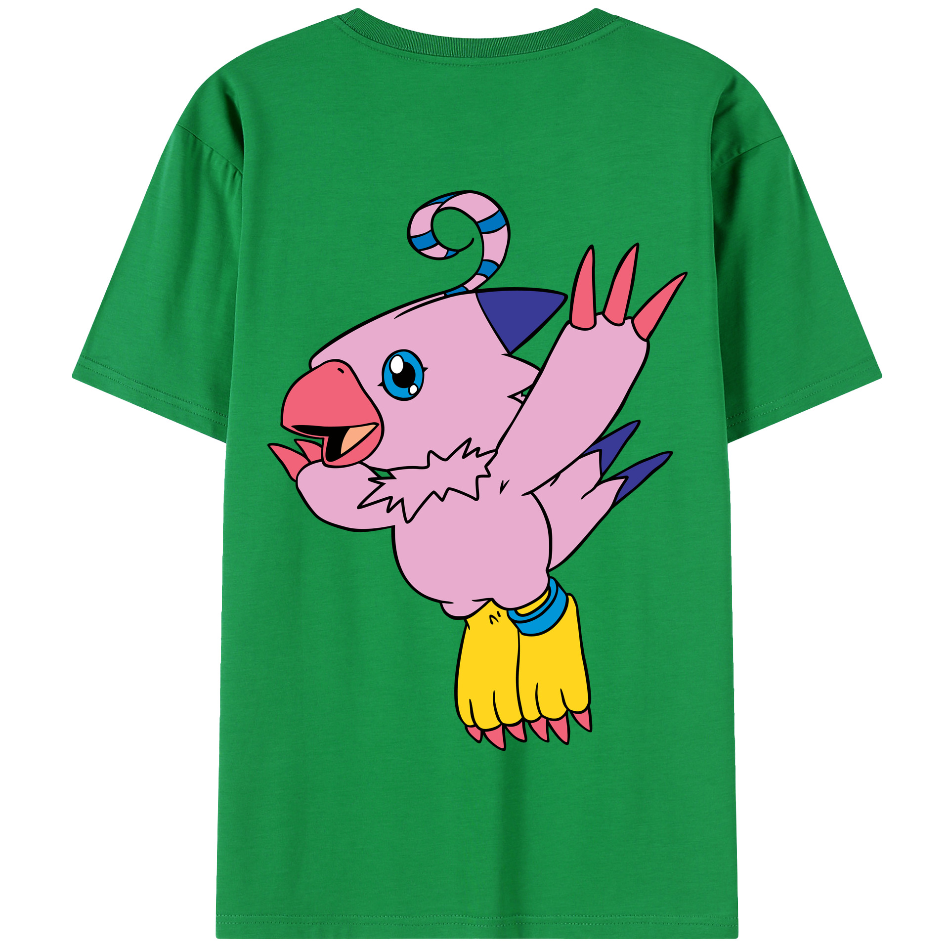 （画像用） Digimon デジタルモンスター/デジモン 綿100％半袖Tシャツ（背面プリント）