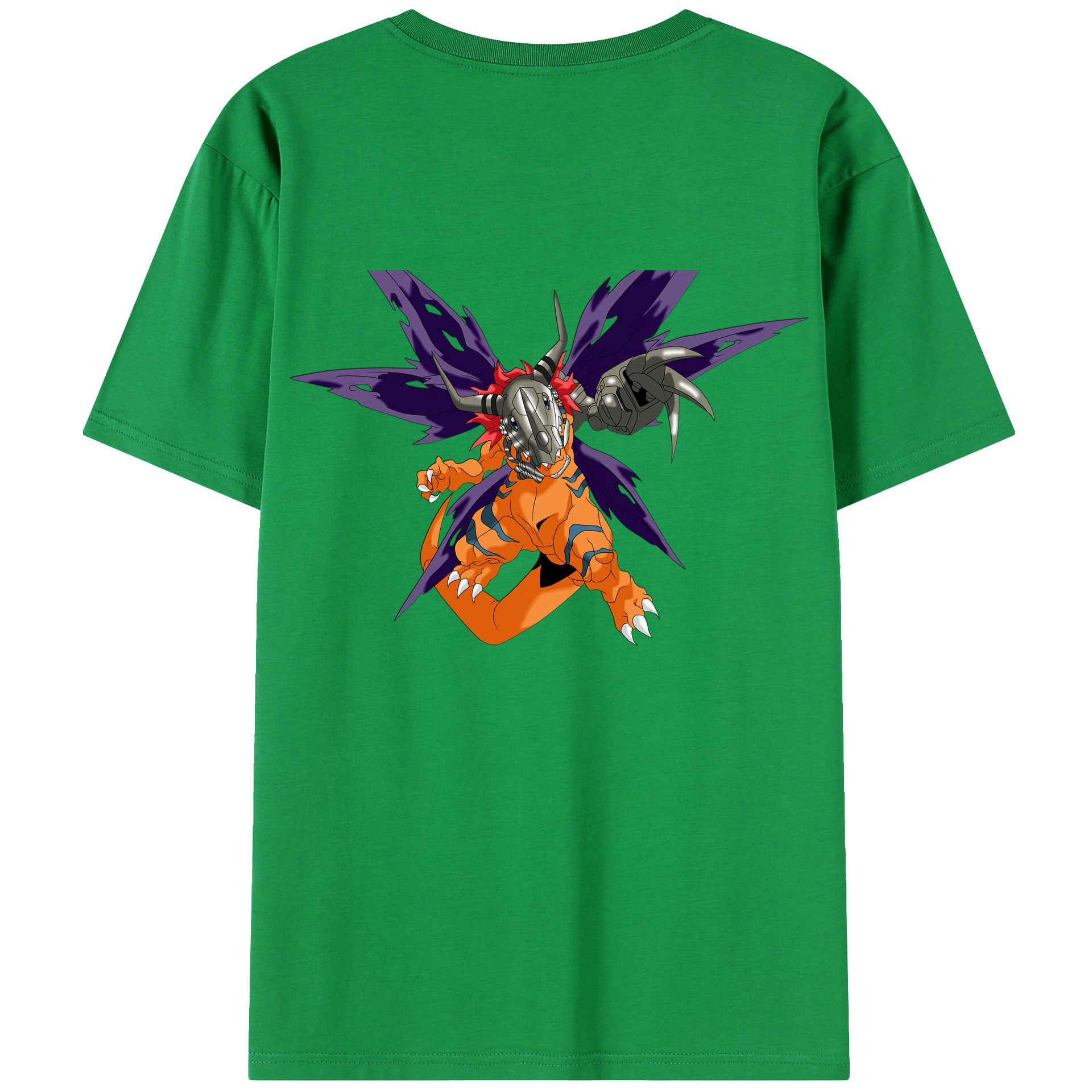（画像用） Digimon デジタルモンスター/デジモン 綿100％半袖Tシャツ（背面プリント）