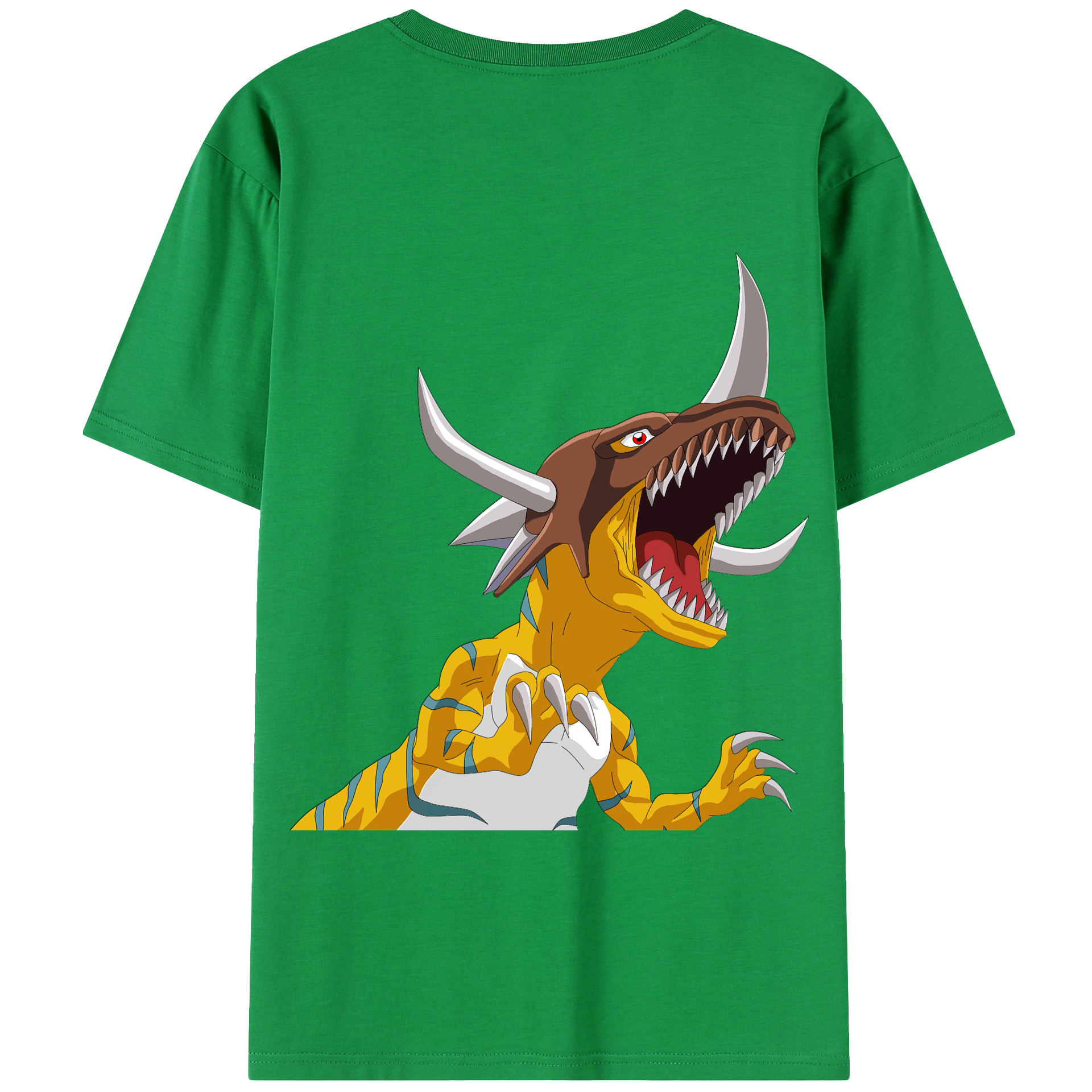 （画像用） Digimon デジタルモンスター/デジモン 綿100％半袖Tシャツ（背面プリント）