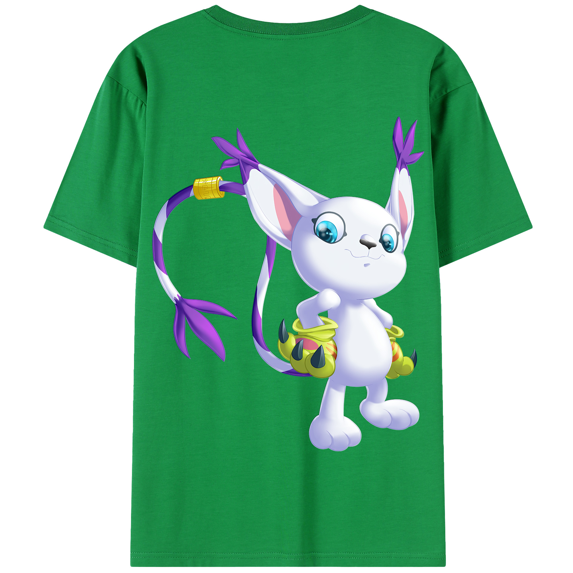 （画像用） Digimon デジタルモンスター/デジモン 綿100％半袖Tシャツ（背面プリント）
