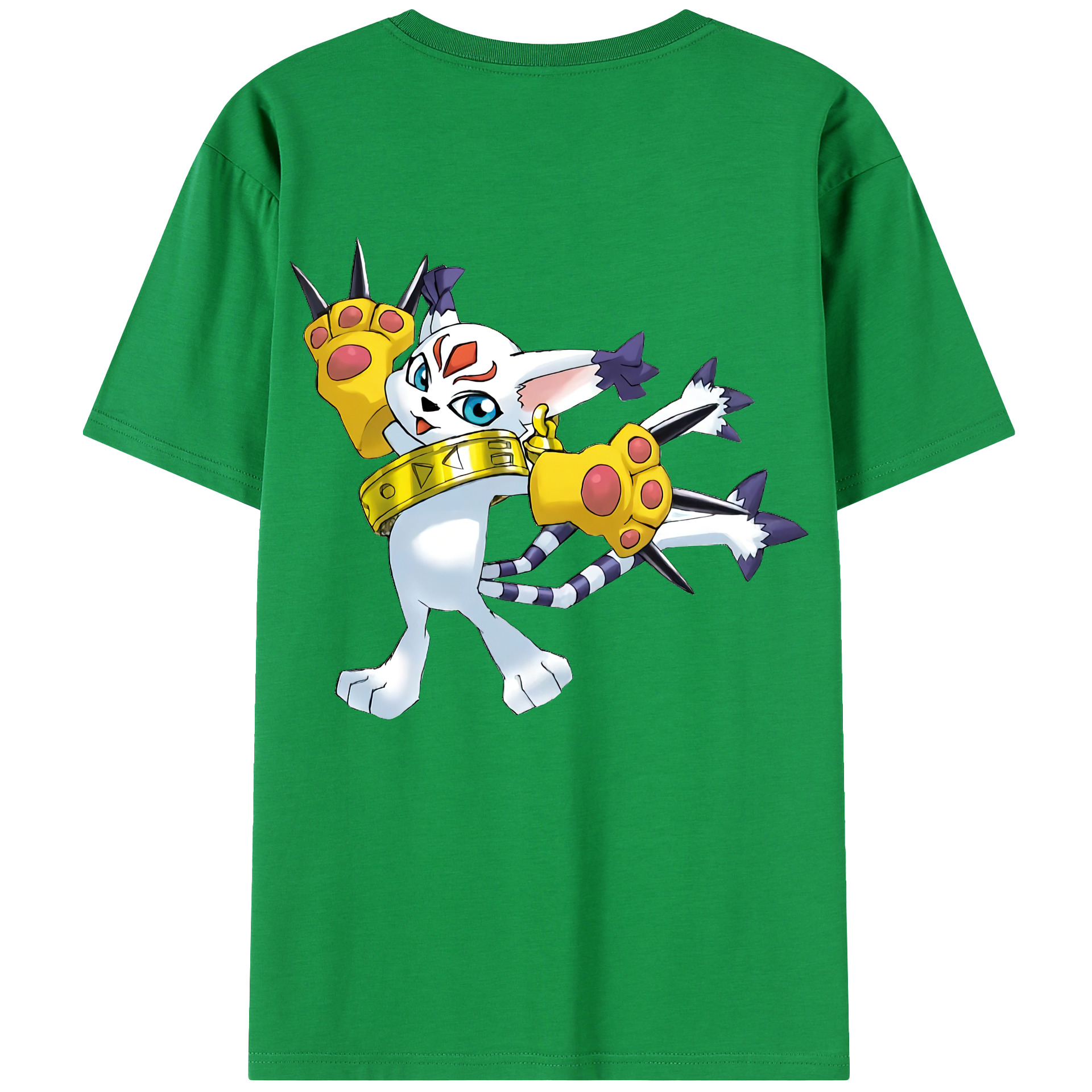 （画像用） Digimon デジタルモンスター/デジモン 綿100％半袖Tシャツ（背面プリント）