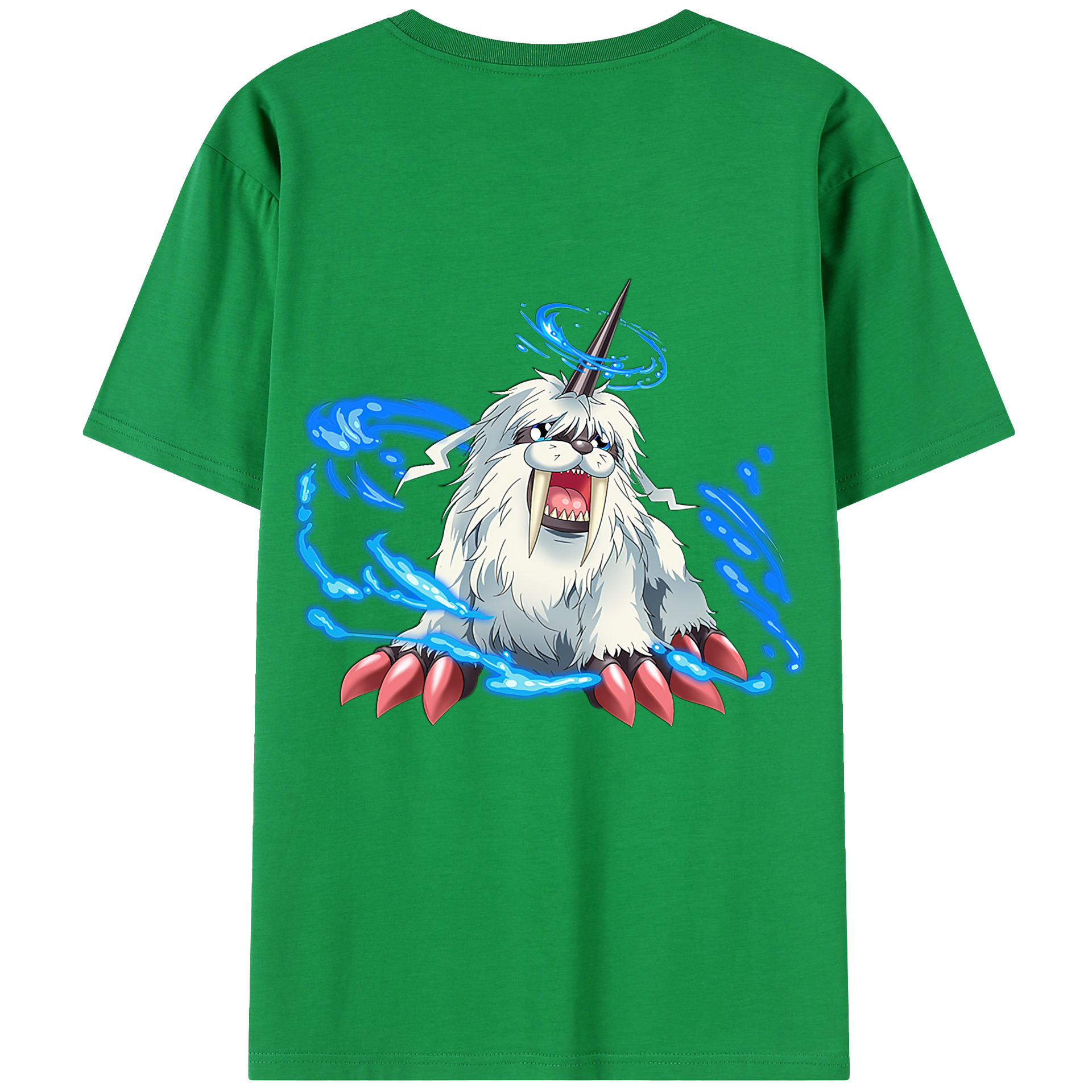 （画像用） Digimon デジタルモンスター/デジモン 綿100％半袖Tシャツ（背面プリント）