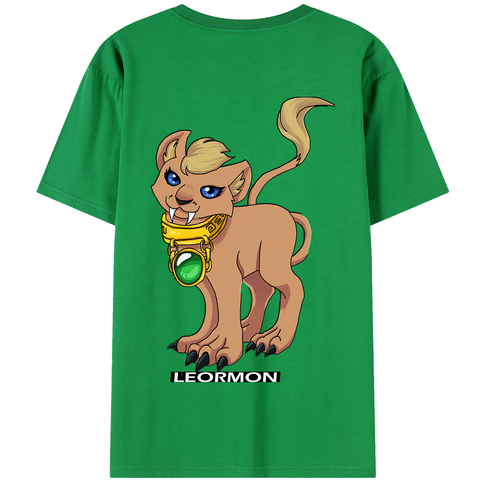 （画像用） Digimon デジタルモンスター/デジモン 綿100％半袖Tシャツ（背面プリント）