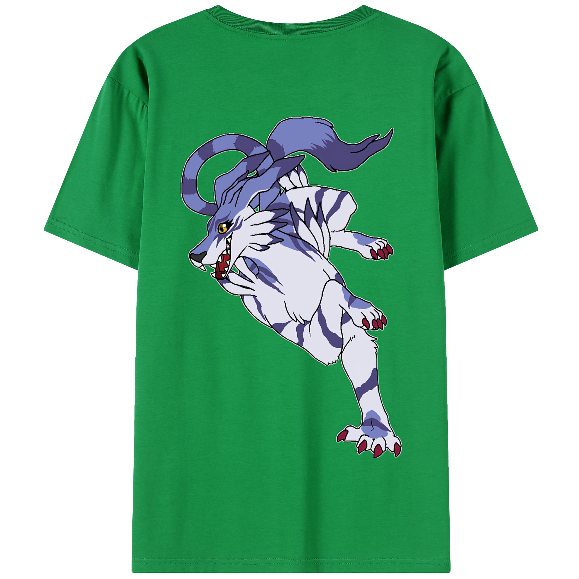 （画像用） Digimon デジタルモンスター/デジモン 綿100％半袖Tシャツ（背面プリント）