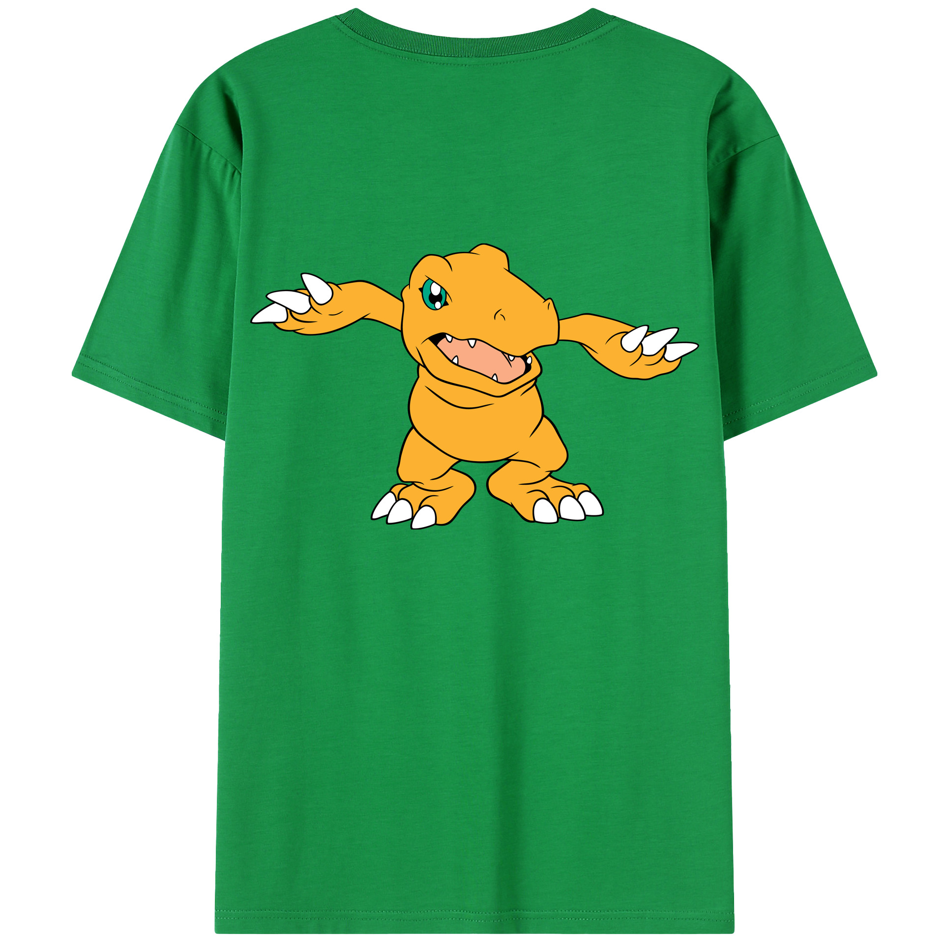 （画像用） Digimon デジタルモンスター/デジモン 綿100％半袖Tシャツ（背面プリント）