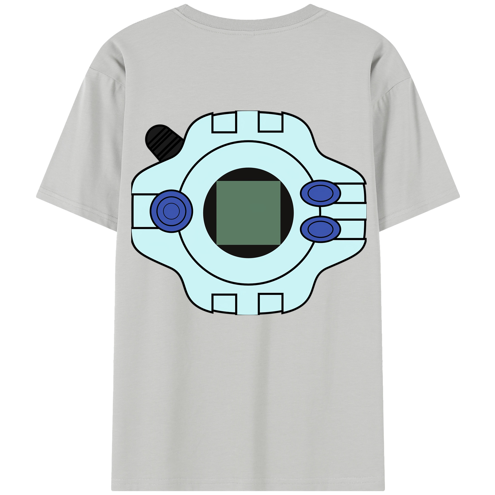 （画像用） Digimon デジタルモンスター/デジモン 綿100％半袖Tシャツ（背面プリント）