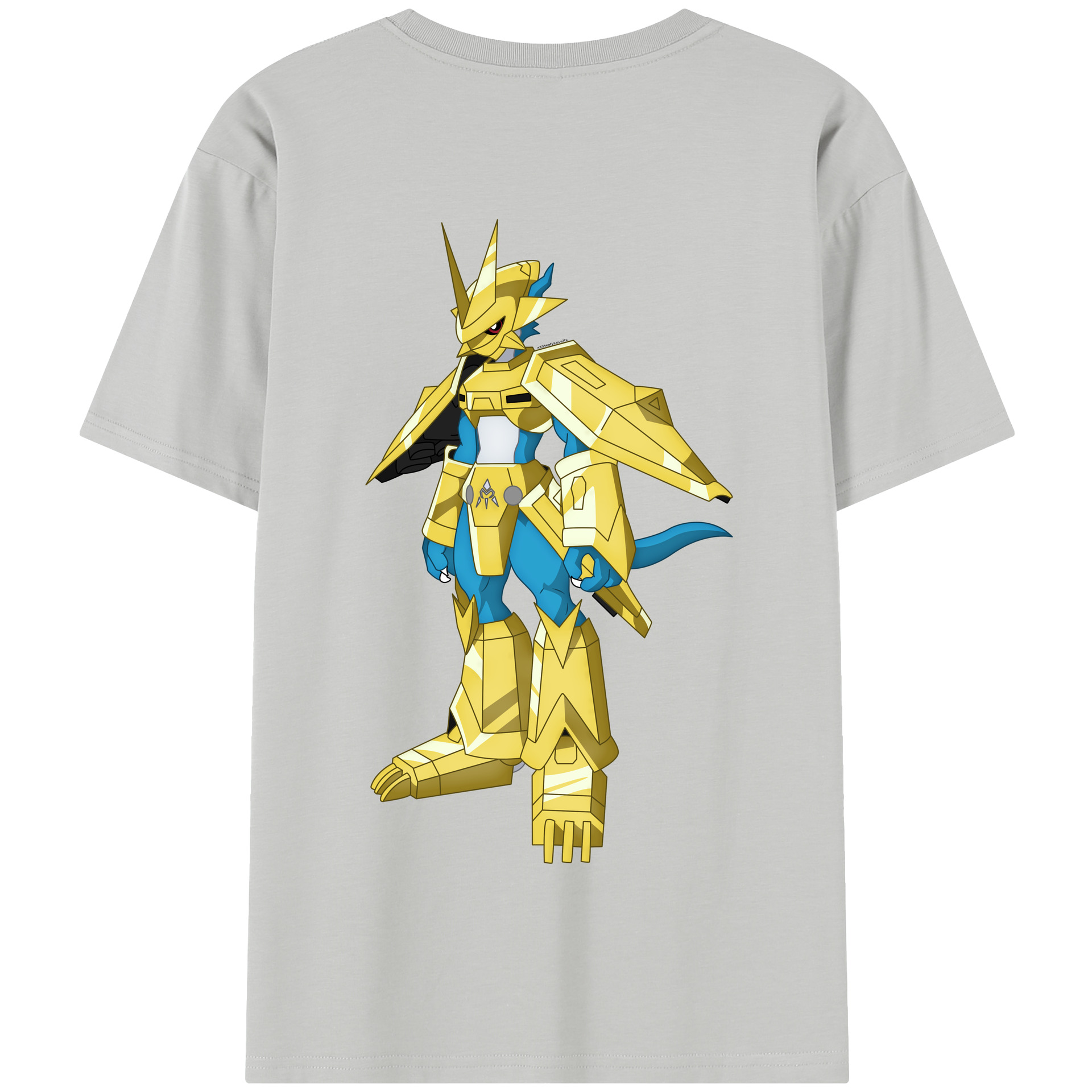 （画像用） Digimon デジタルモンスター/デジモン 綿100％半袖Tシャツ（背面プリント）