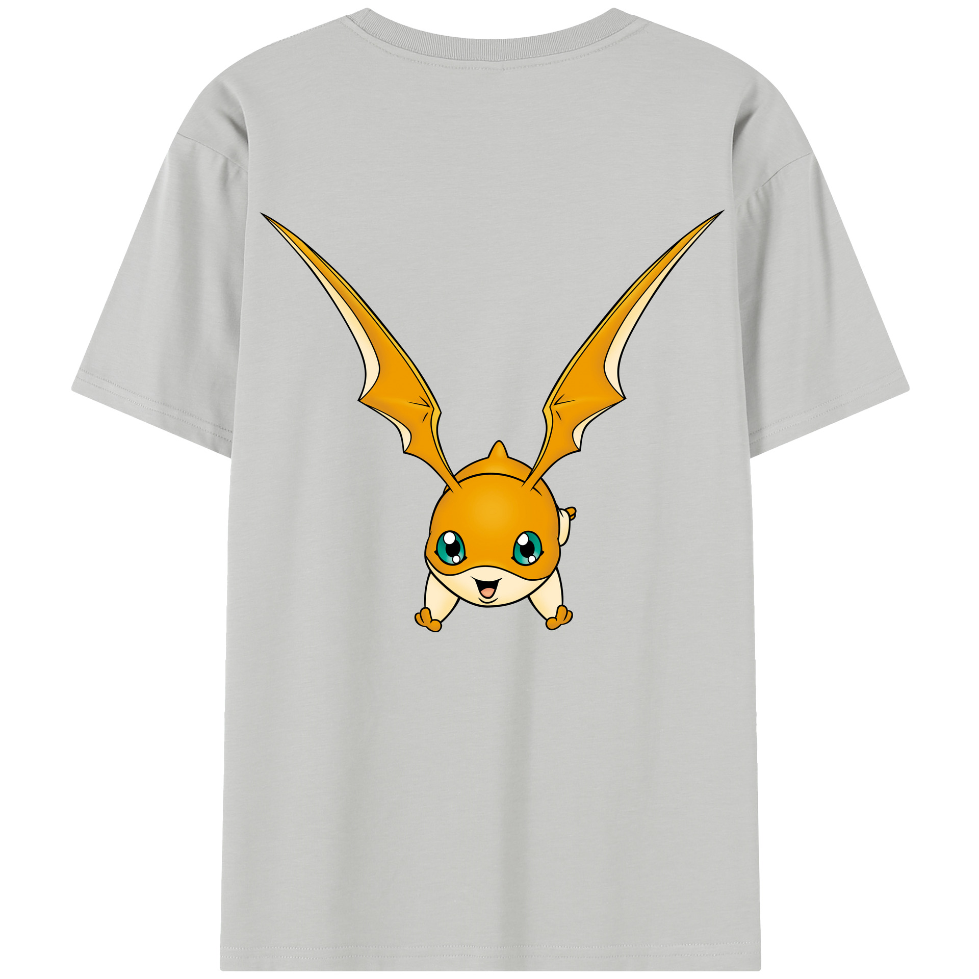 （画像用） Digimon デジタルモンスター/デジモン 綿100％半袖Tシャツ（背面プリント）