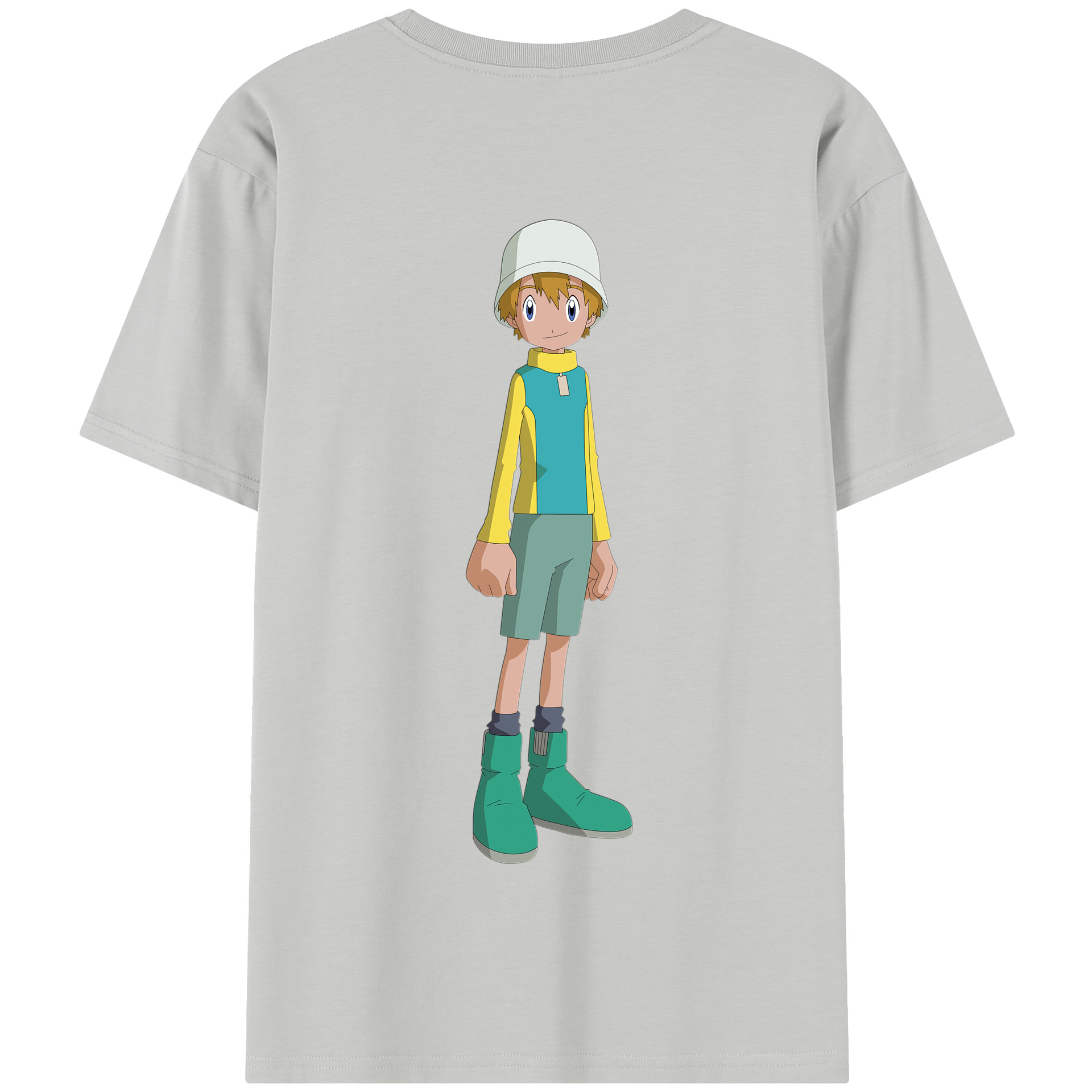 （画像用） Digimon デジタルモンスター/デジモン 綿100％半袖Tシャツ（背面プリント）