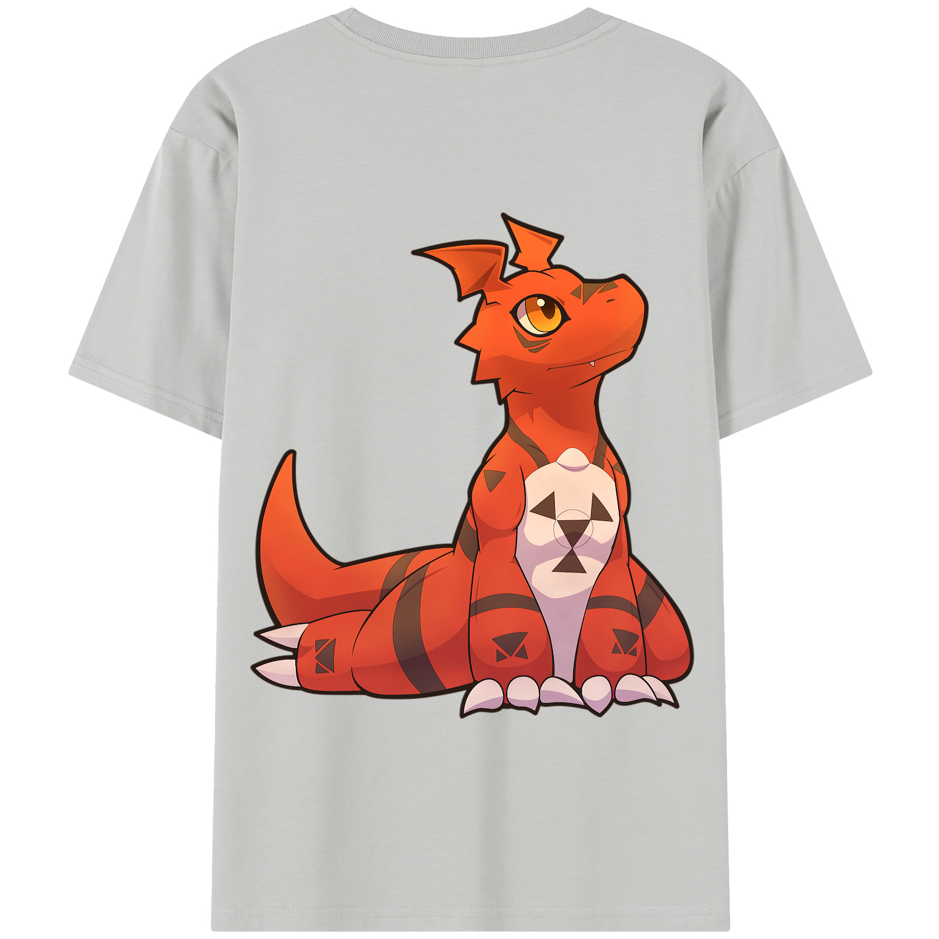 （画像用） Digimon デジタルモンスター/デジモン 綿100％半袖Tシャツ（背面プリント）