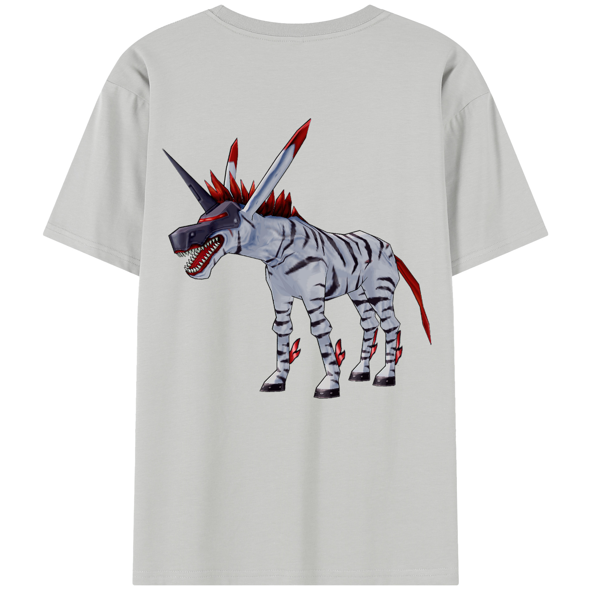 （画像用） Digimon デジタルモンスター/デジモン 綿100％半袖Tシャツ（背面プリント）