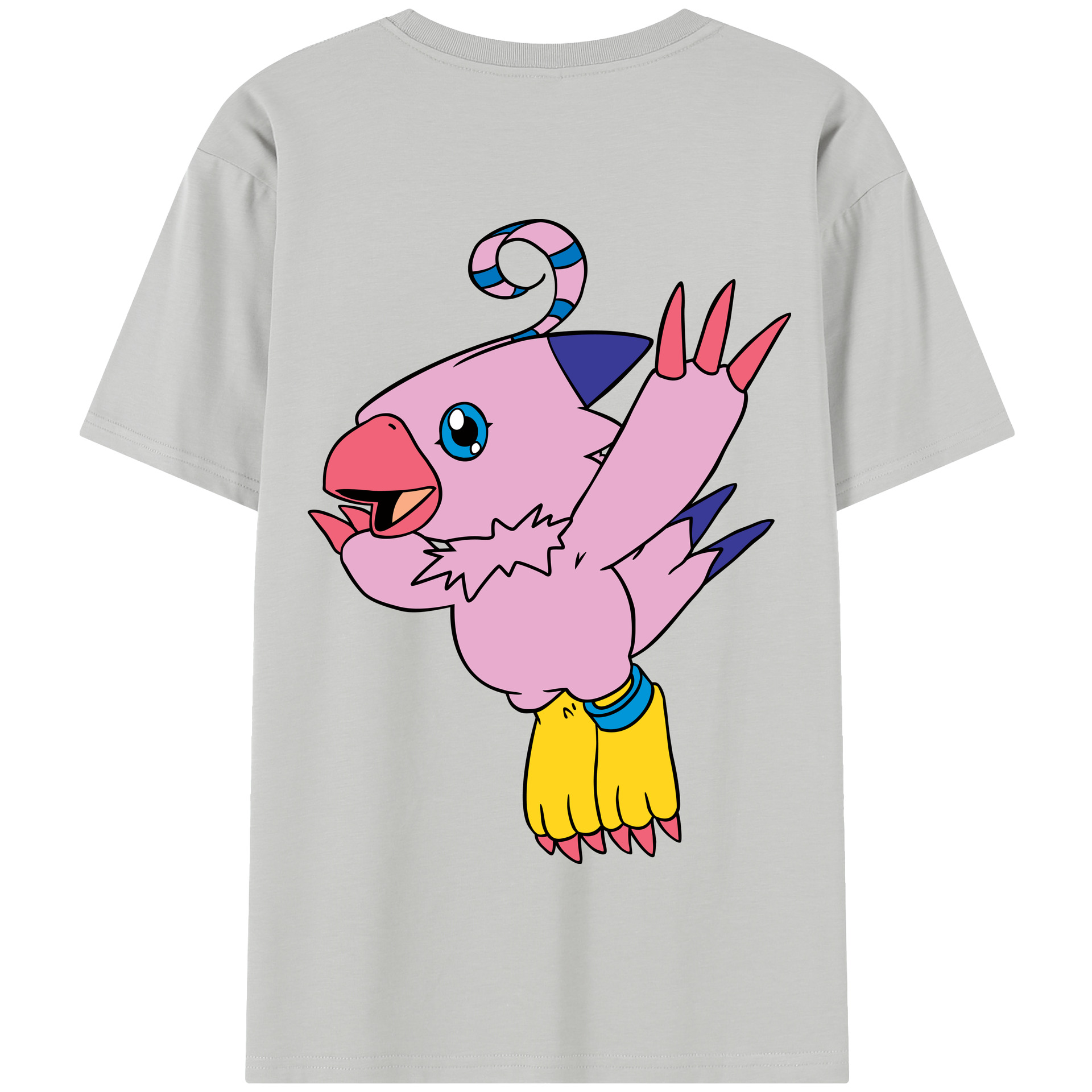 （画像用） Digimon デジタルモンスター/デジモン 綿100％半袖Tシャツ（背面プリント）