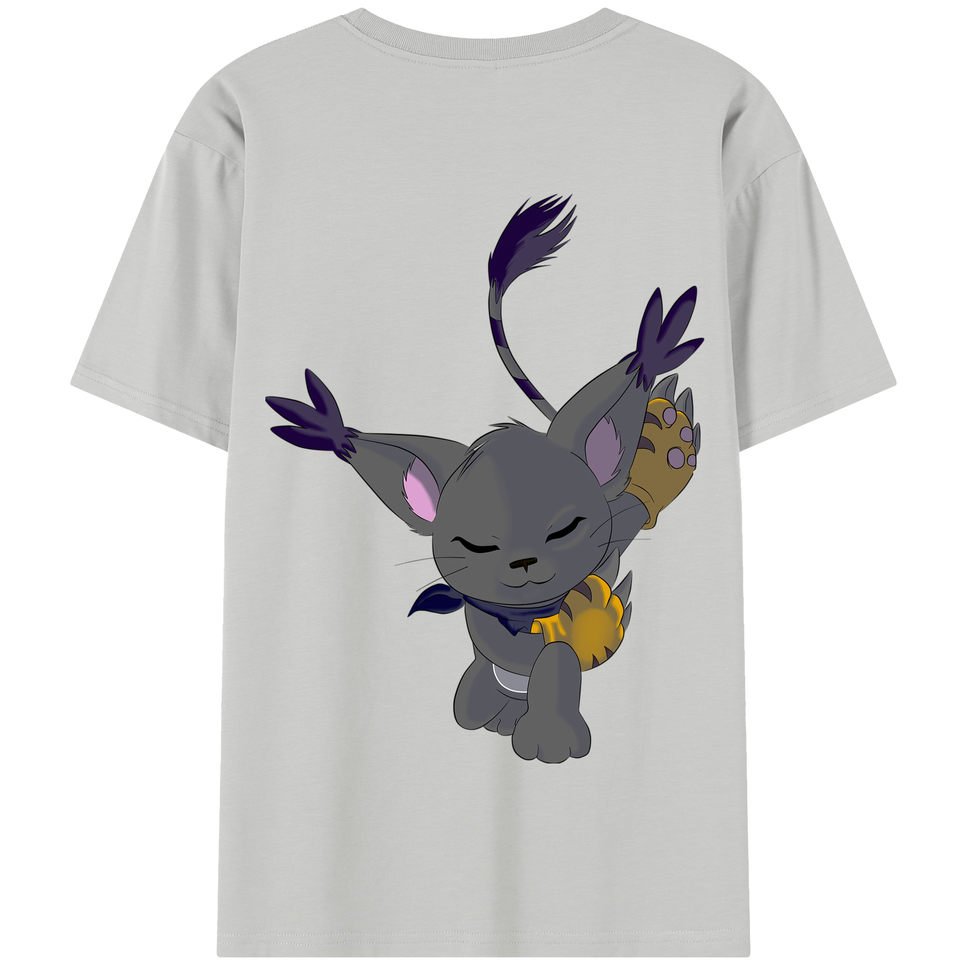 （画像用） Digimon デジタルモンスター/デジモン 綿100％半袖Tシャツ（背面プリント）