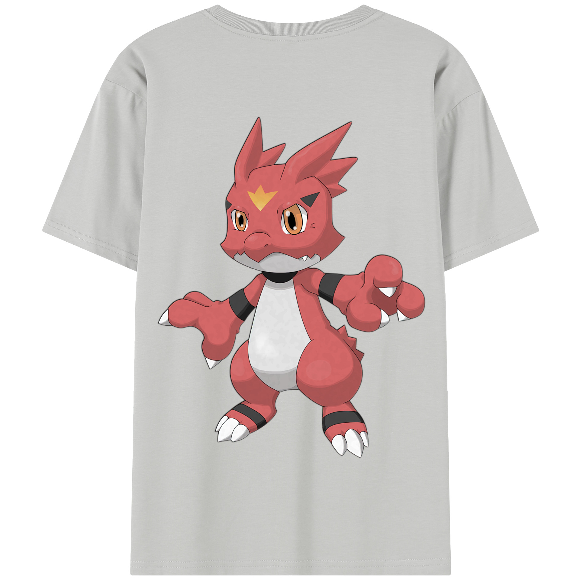 （画像用） Digimon デジタルモンスター/デジモン 綿100％半袖Tシャツ（背面プリント）