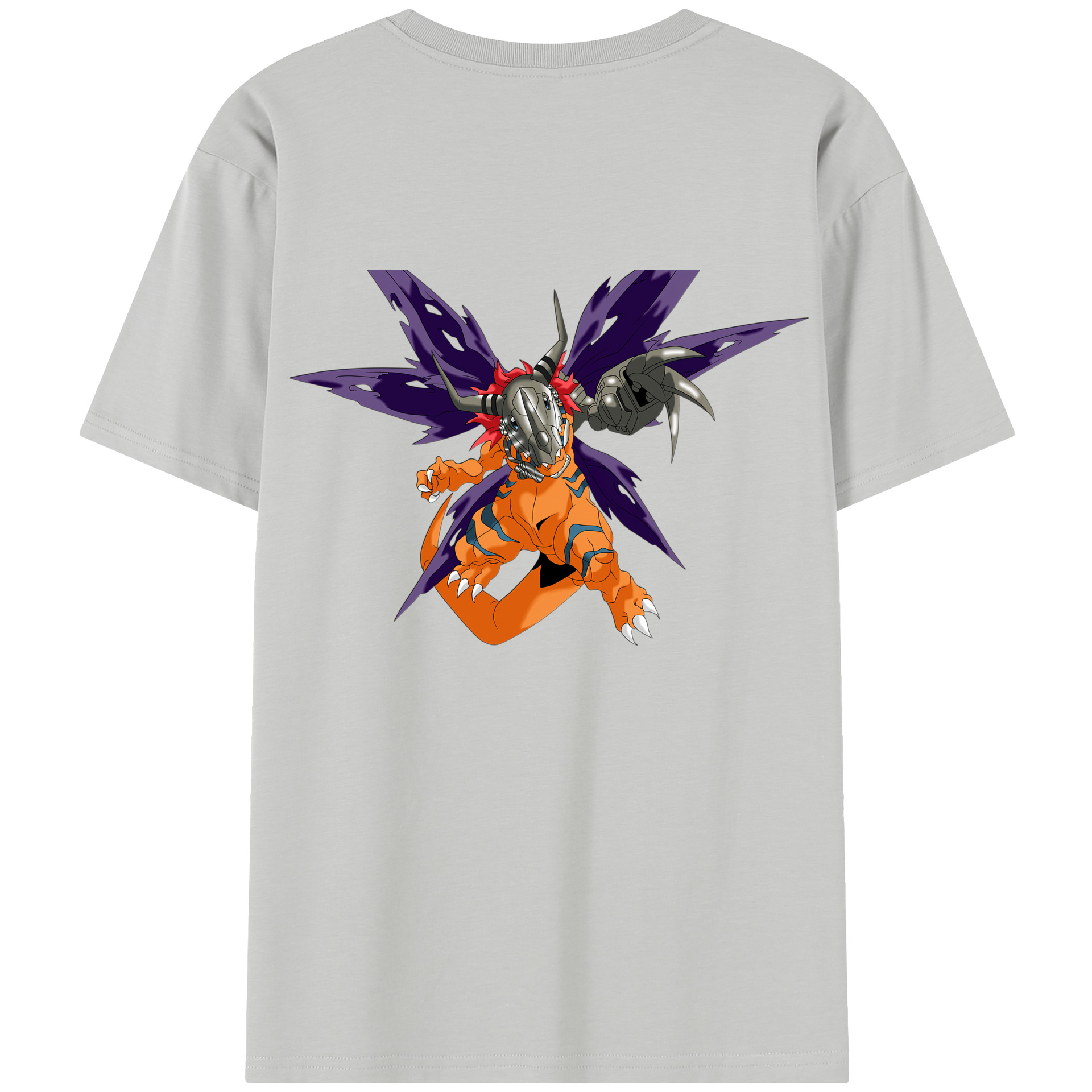 （画像用） Digimon デジタルモンスター/デジモン 綿100％半袖Tシャツ（背面プリント）
