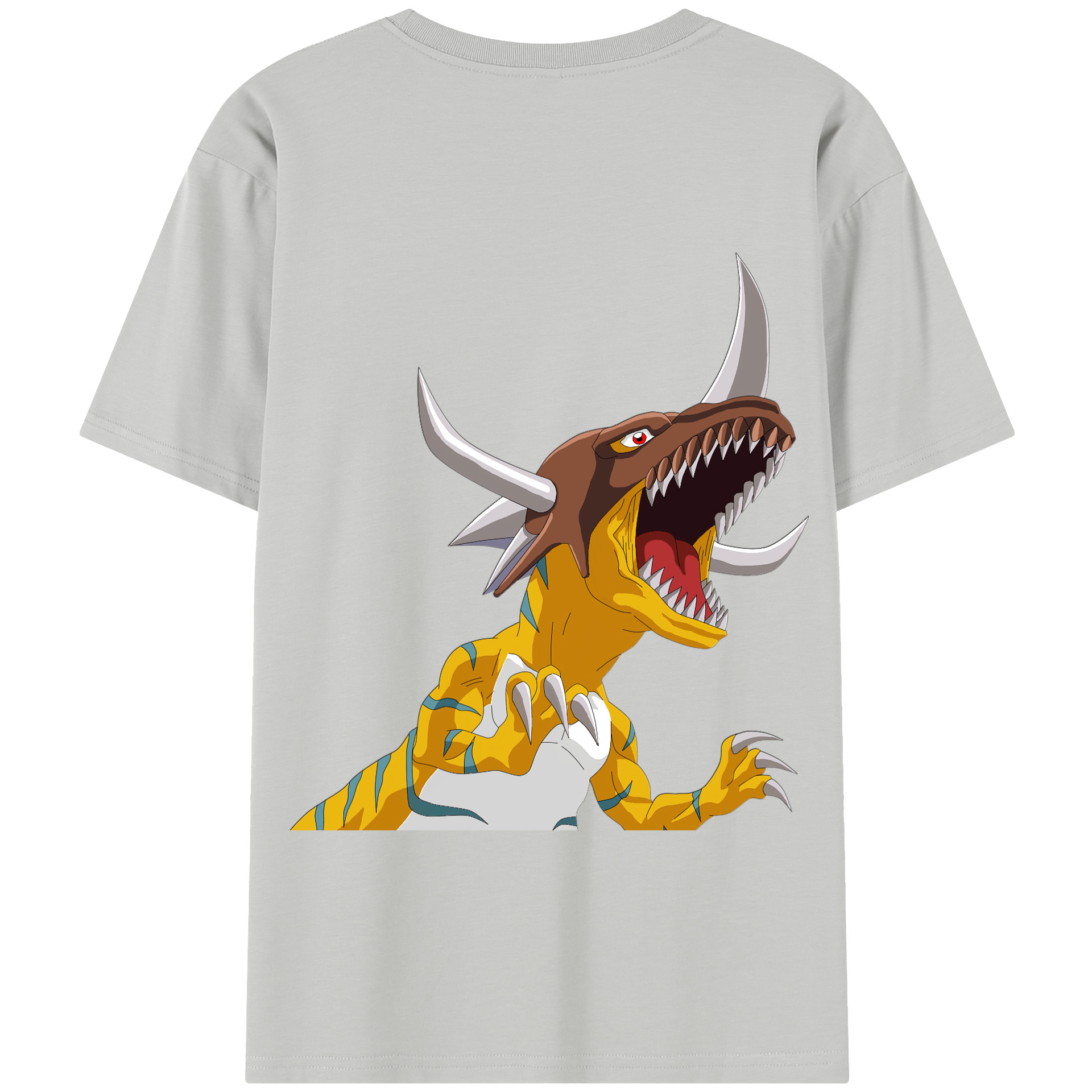 （画像用） Digimon デジタルモンスター/デジモン 綿100％半袖Tシャツ（背面プリント）