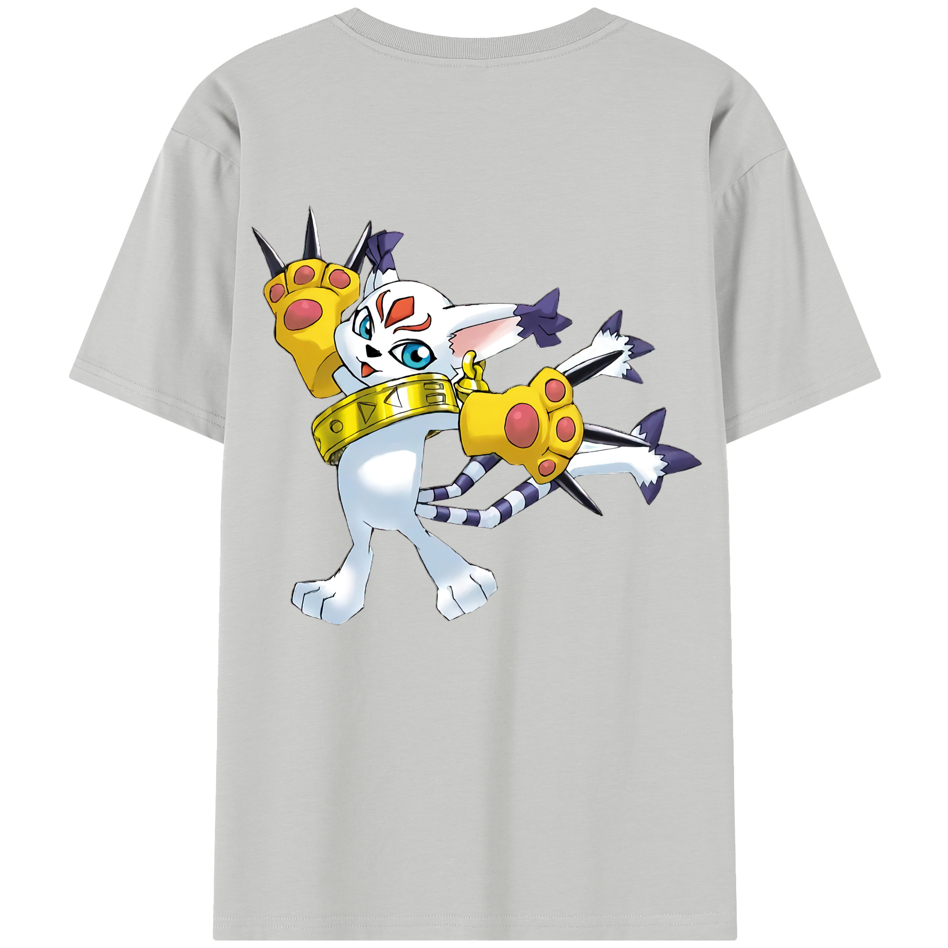 （画像用） Digimon デジタルモンスター/デジモン 綿100％半袖Tシャツ（背面プリント）
