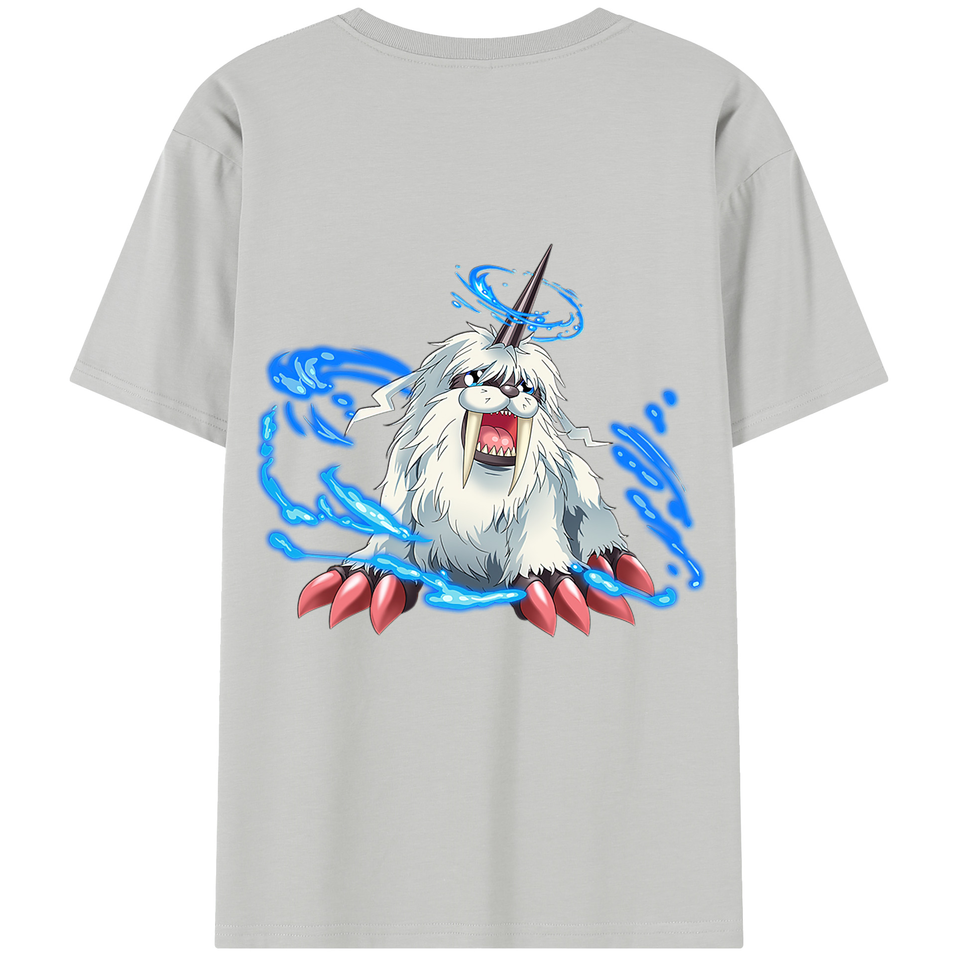 （画像用） Digimon デジタルモンスター/デジモン 綿100％半袖Tシャツ（背面プリント）