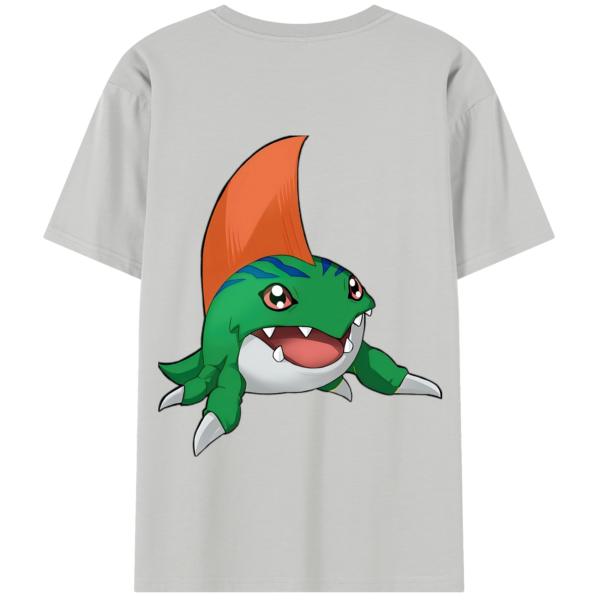 （画像用） Digimon デジタルモンスター/デジモン 綿100％半袖Tシャツ（背面プリント）