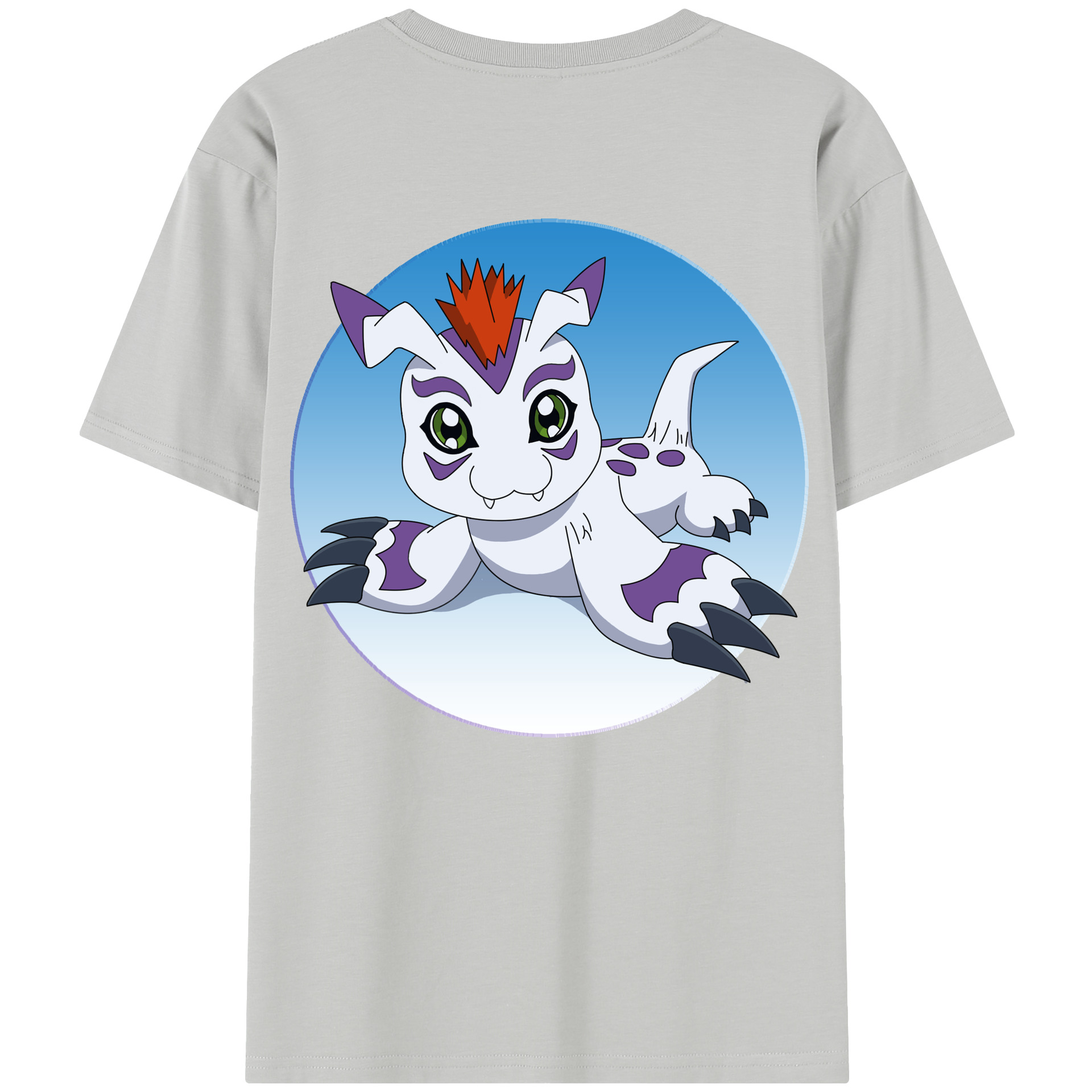 （画像用） Digimon デジタルモンスター/デジモン 綿100％半袖Tシャツ（背面プリント）