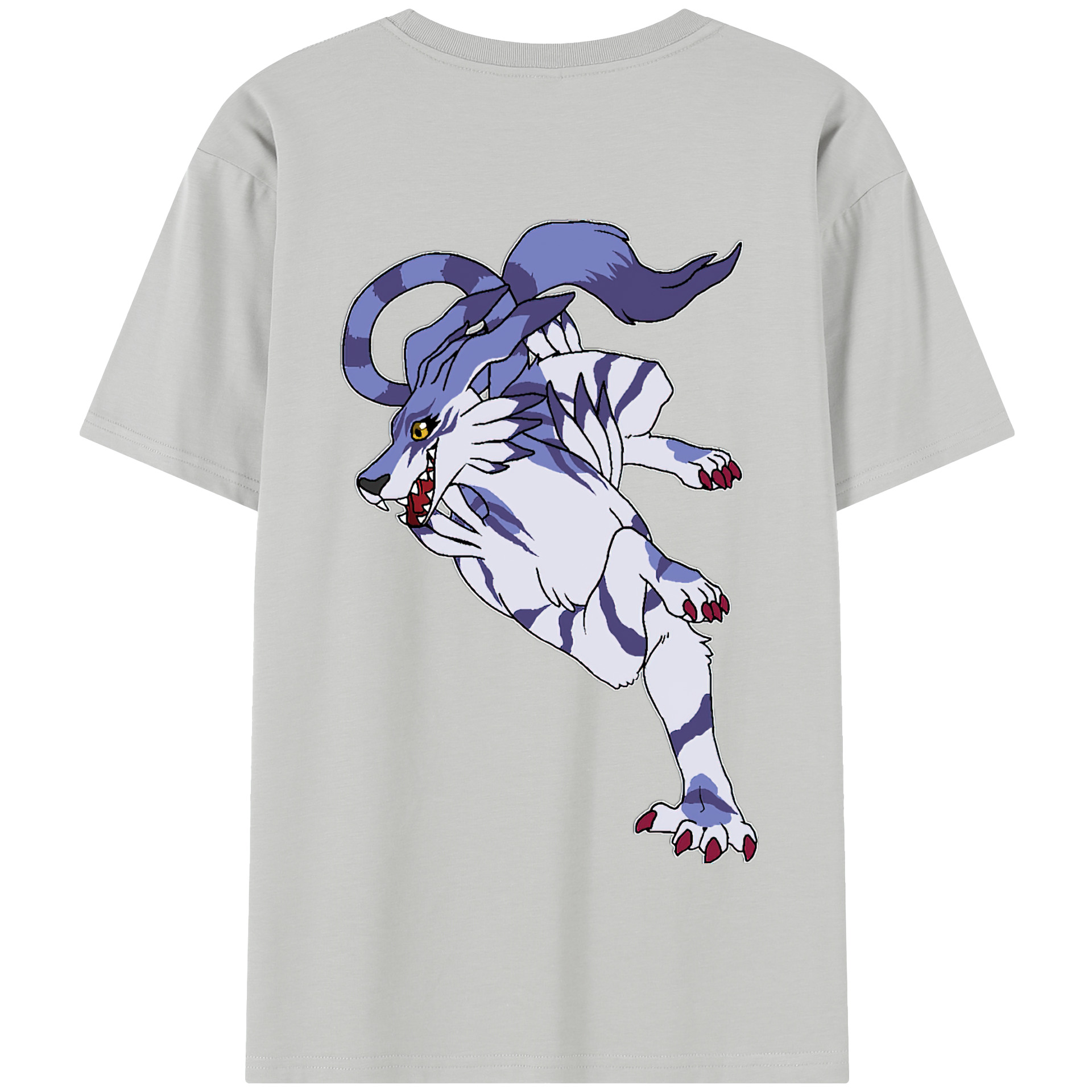 （画像用） Digimon デジタルモンスター/デジモン 綿100％半袖Tシャツ（背面プリント）