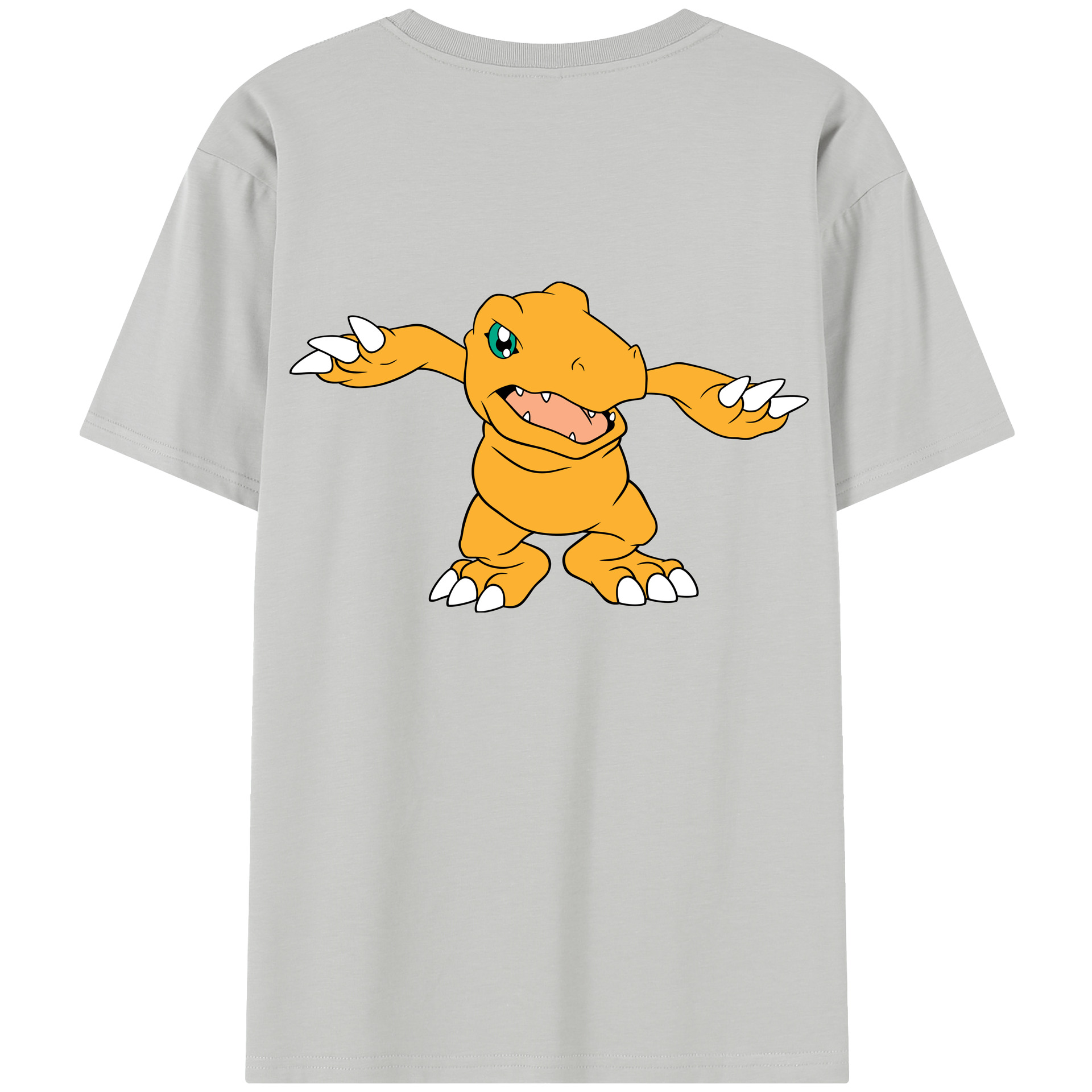 （画像用） Digimon デジタルモンスター/デジモン 綿100％半袖Tシャツ（背面プリント）