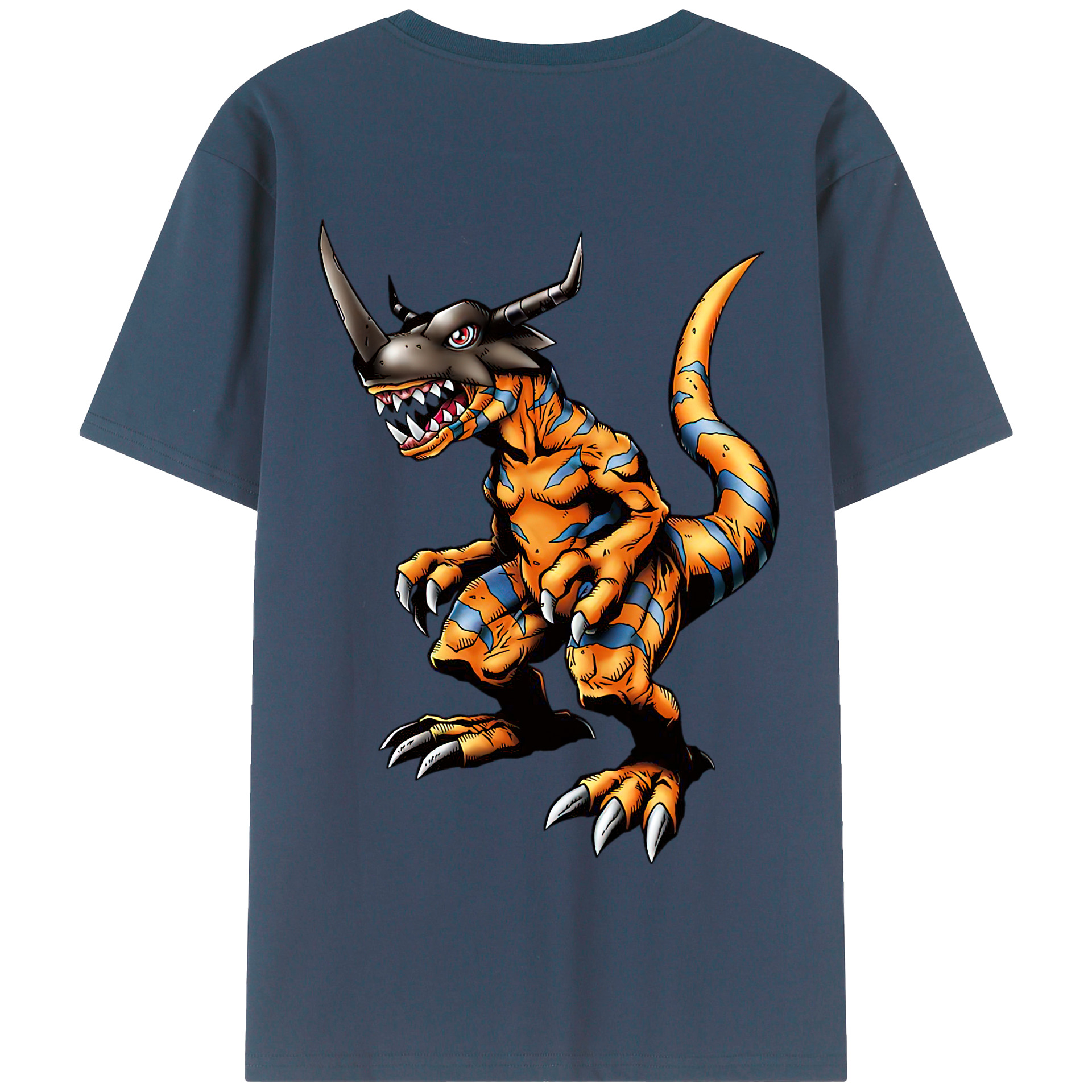 （画像用） Digimon デジタルモンスター/デジモン 綿100％半袖Tシャツ（背面プリント）