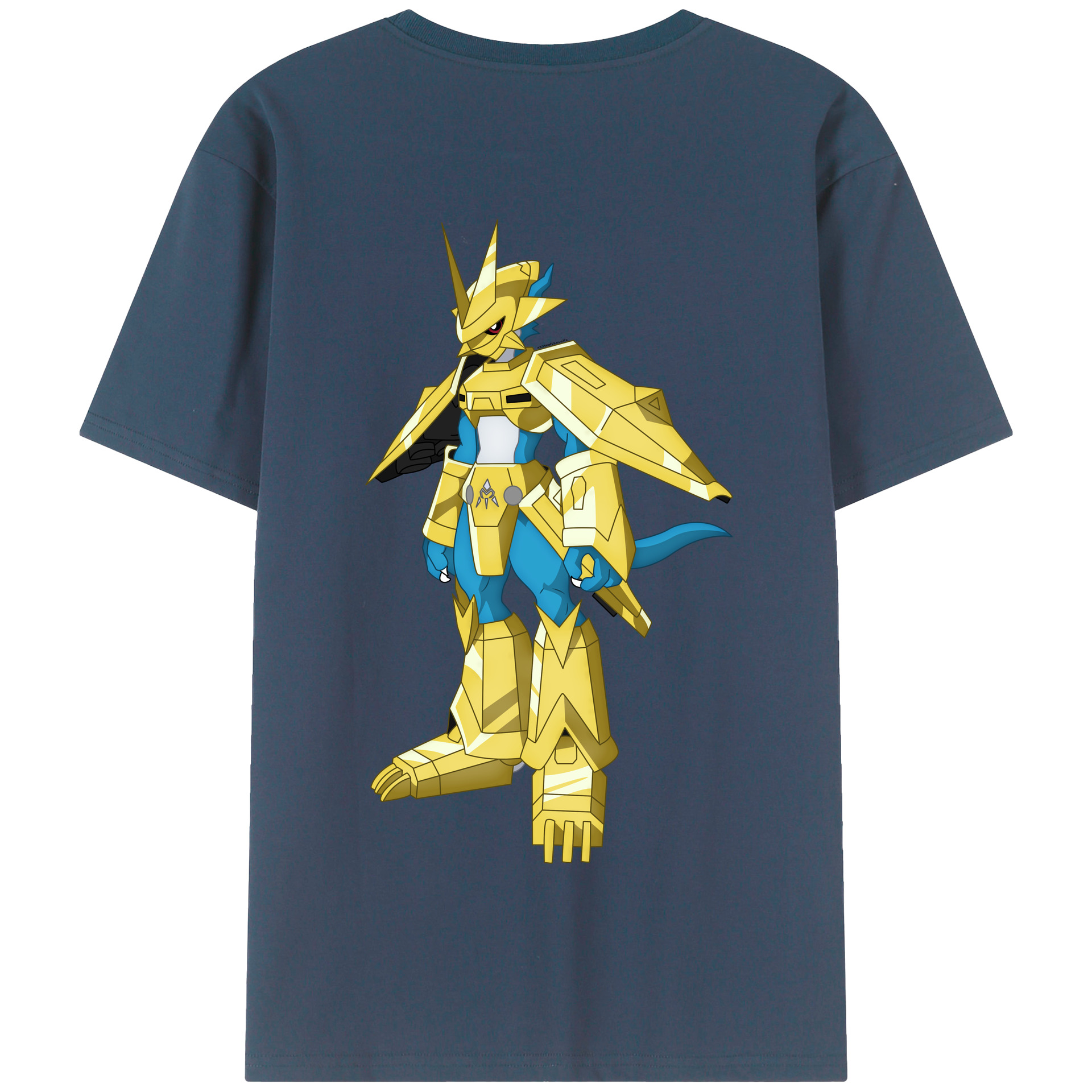 （画像用） Digimon デジタルモンスター/デジモン 綿100％半袖Tシャツ（背面プリント）