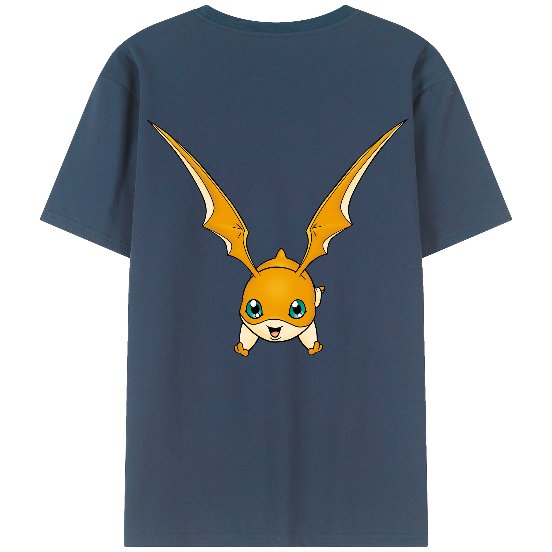 （画像用） Digimon デジタルモンスター/デジモン 綿100％半袖Tシャツ（背面プリント）