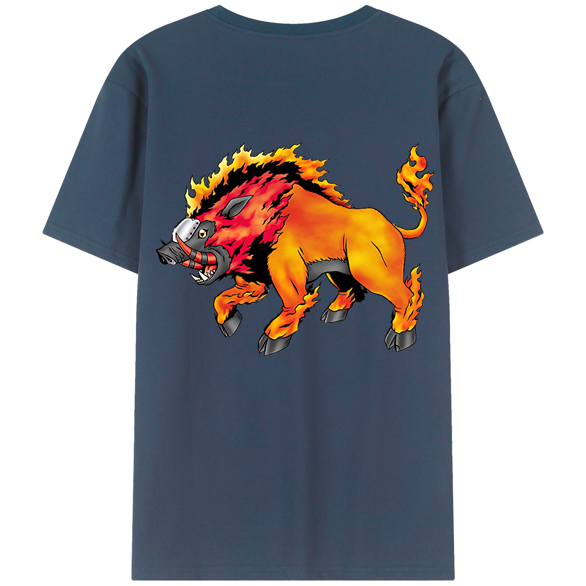 （画像用） Digimon デジタルモンスター/デジモン 綿100％半袖Tシャツ（背面プリント）