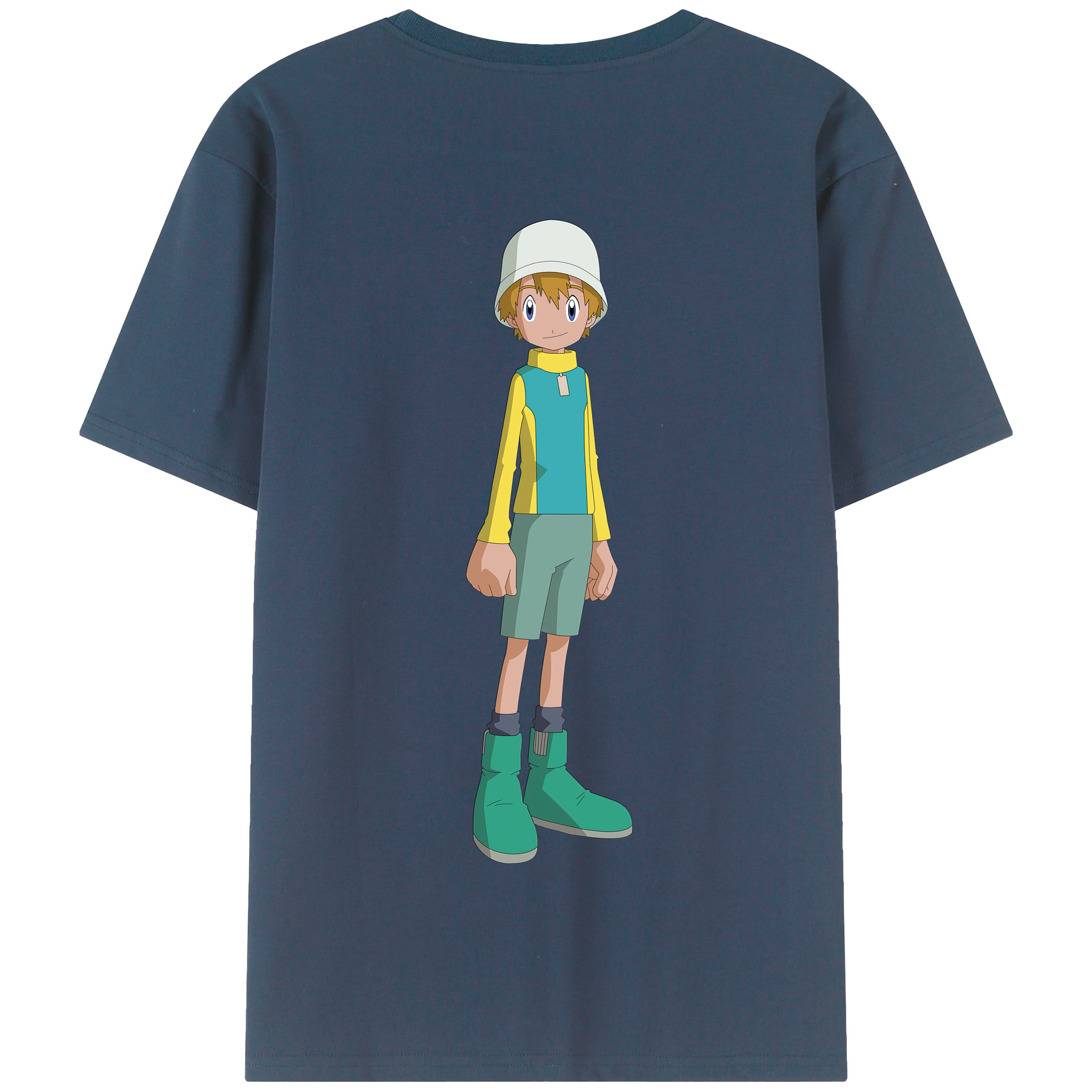 （画像用） Digimon デジタルモンスター/デジモン 綿100％半袖Tシャツ（背面プリント）
