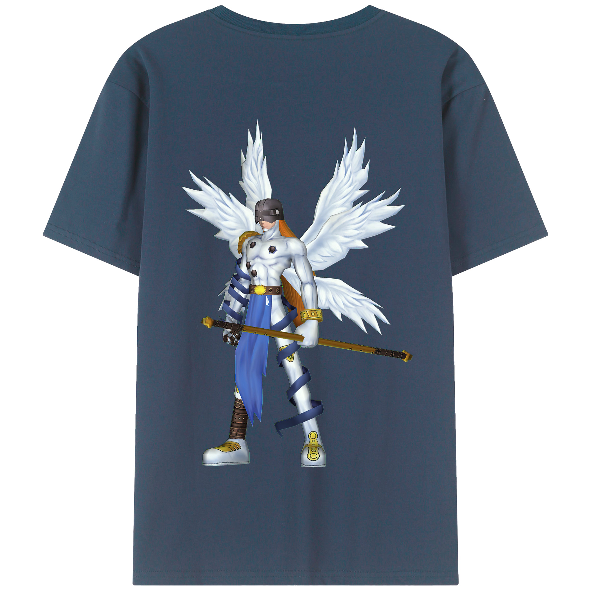 （画像用） Digimon デジタルモンスター/デジモン 綿100％半袖Tシャツ（背面プリント）