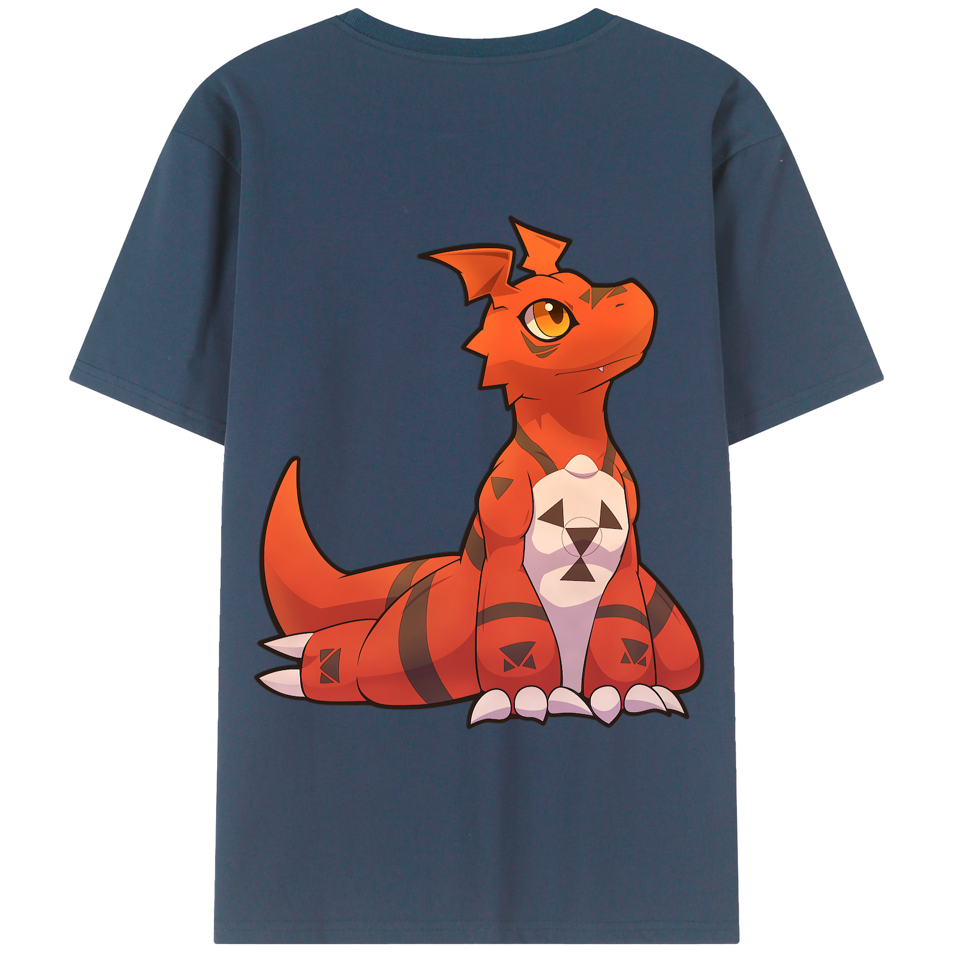 （画像用） Digimon デジタルモンスター/デジモン 綿100％半袖Tシャツ（背面プリント）