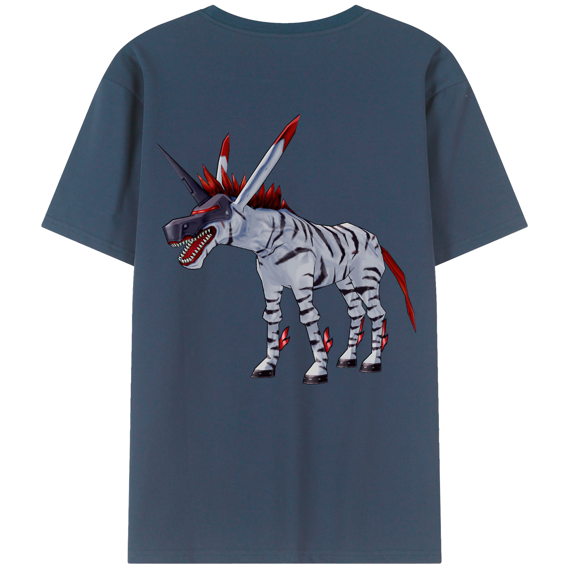 （画像用） Digimon デジタルモンスター/デジモン 綿100％半袖Tシャツ（背面プリント）