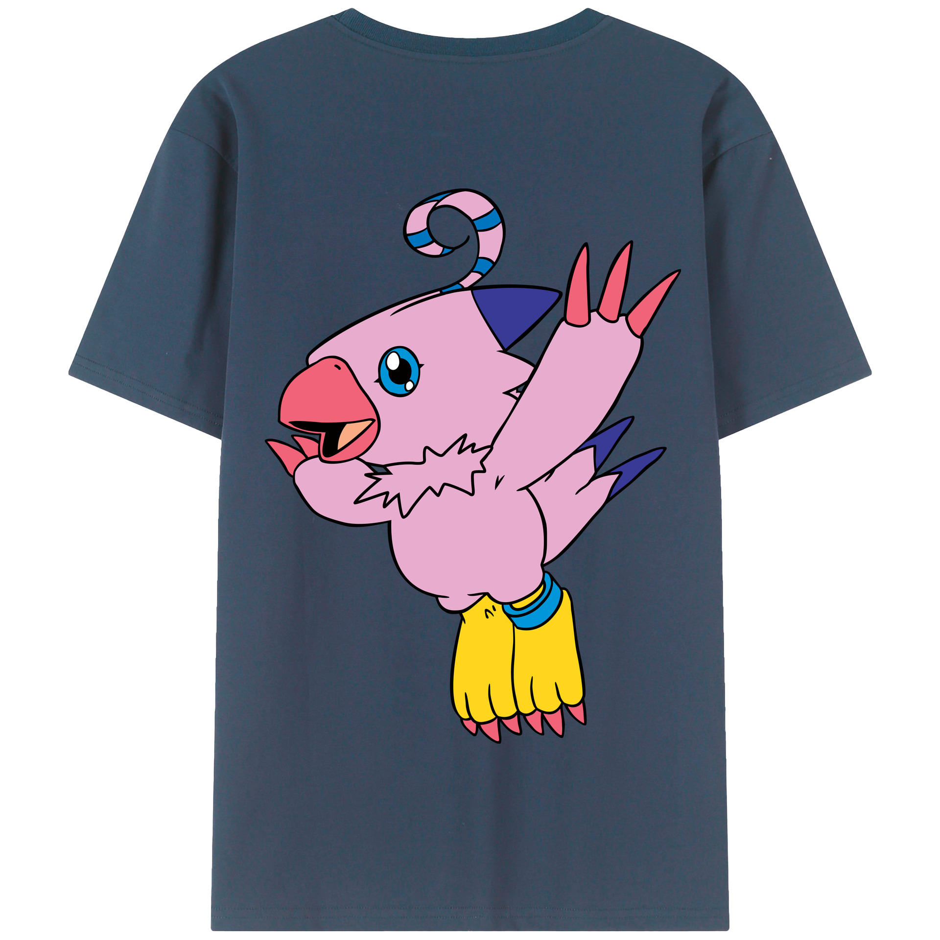 （画像用） Digimon デジタルモンスター/デジモン 綿100％半袖Tシャツ（背面プリント）
