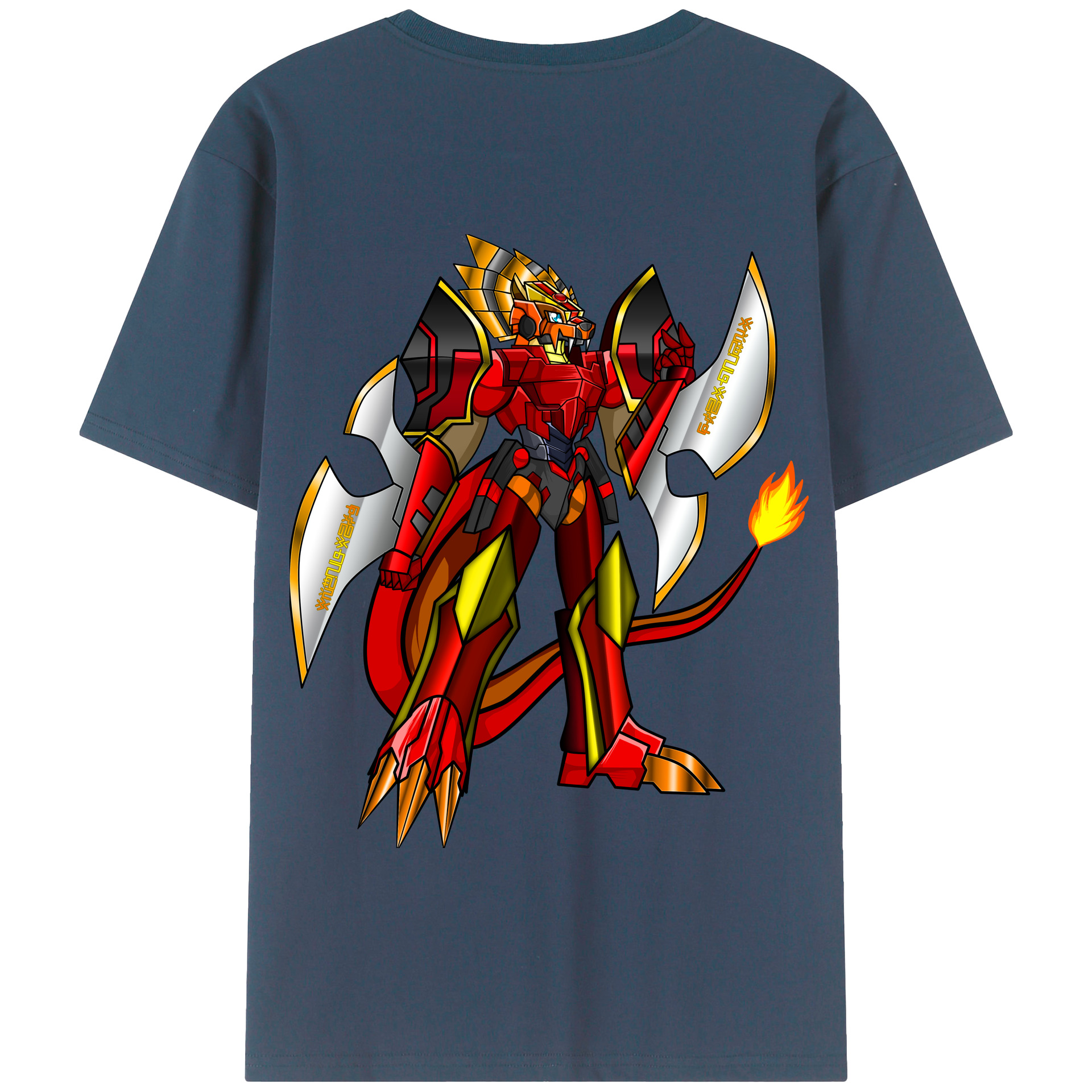 （画像用） Digimon デジタルモンスター/デジモン 綿100％半袖Tシャツ（背面プリント）