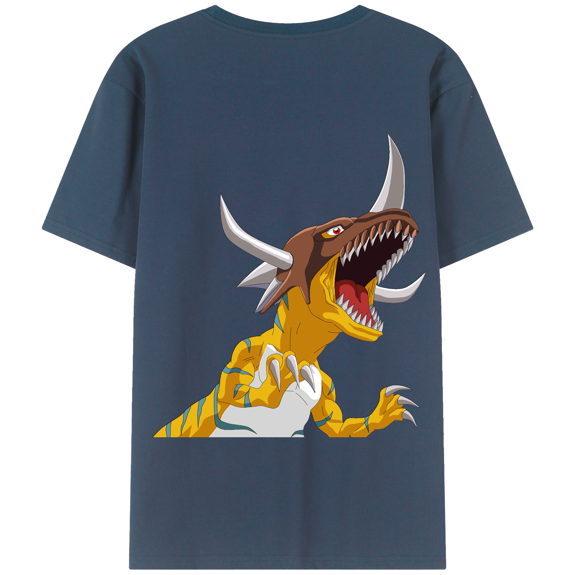 （画像用） Digimon デジタルモンスター/デジモン 綿100％半袖Tシャツ（背面プリント）