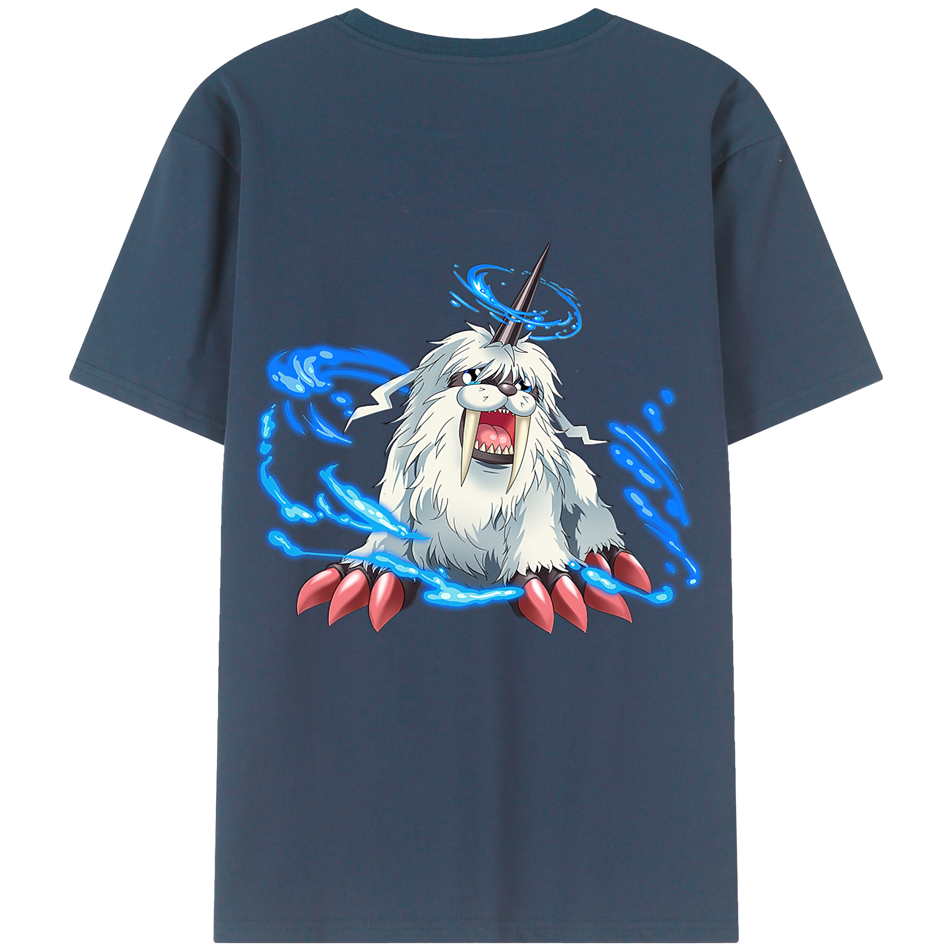 （画像用） Digimon デジタルモンスター/デジモン 綿100％半袖Tシャツ（背面プリント）