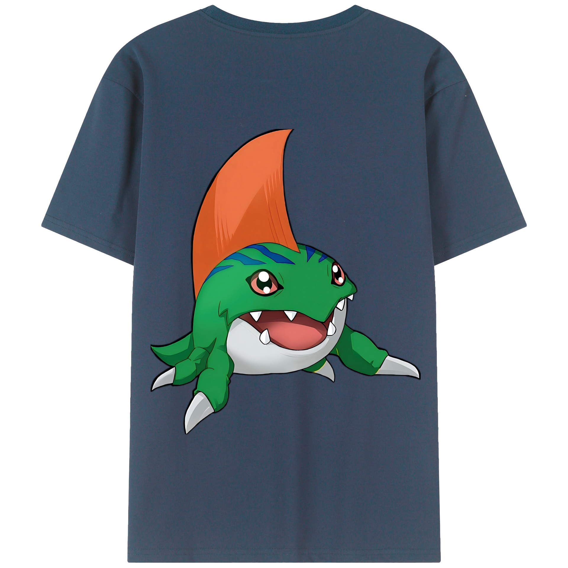 （画像用） Digimon デジタルモンスター/デジモン 綿100％半袖Tシャツ（背面プリント）