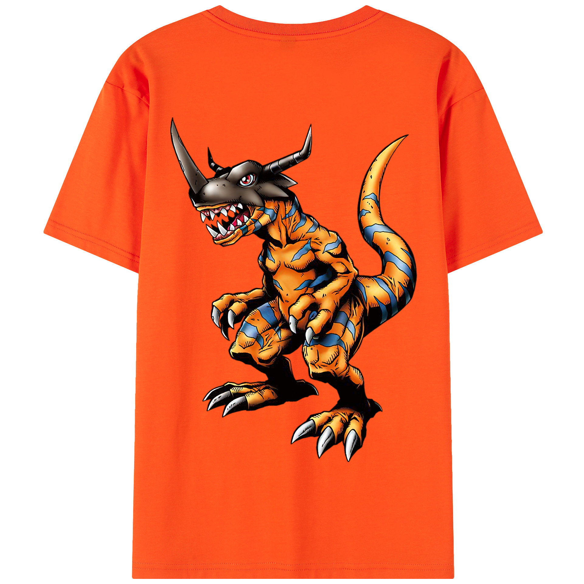 （画像用） Digimon デジタルモンスター/デジモン 綿100％半袖Tシャツ（背面プリント）