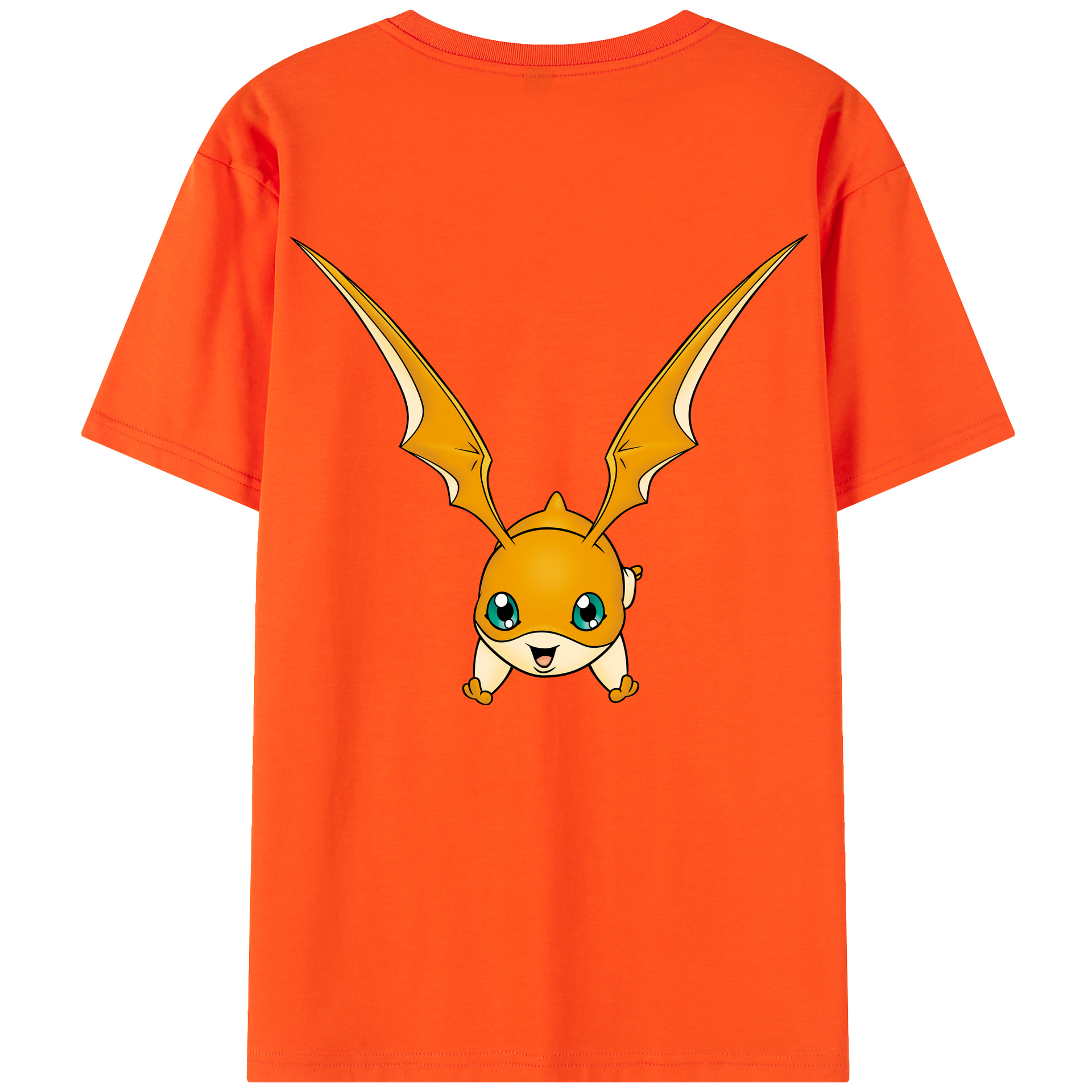 （画像用） Digimon デジタルモンスター/デジモン 綿100％半袖Tシャツ（背面プリント）