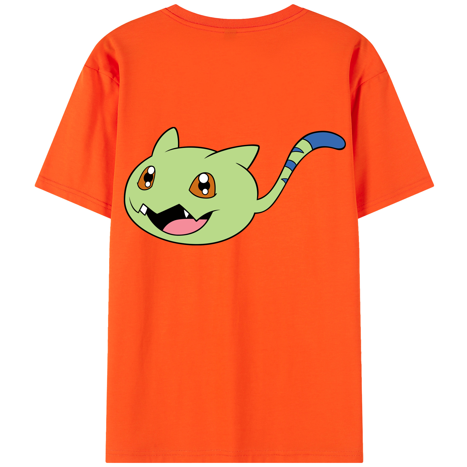 （画像用） Digimon デジタルモンスター/デジモン 綿100％半袖Tシャツ（背面プリント）