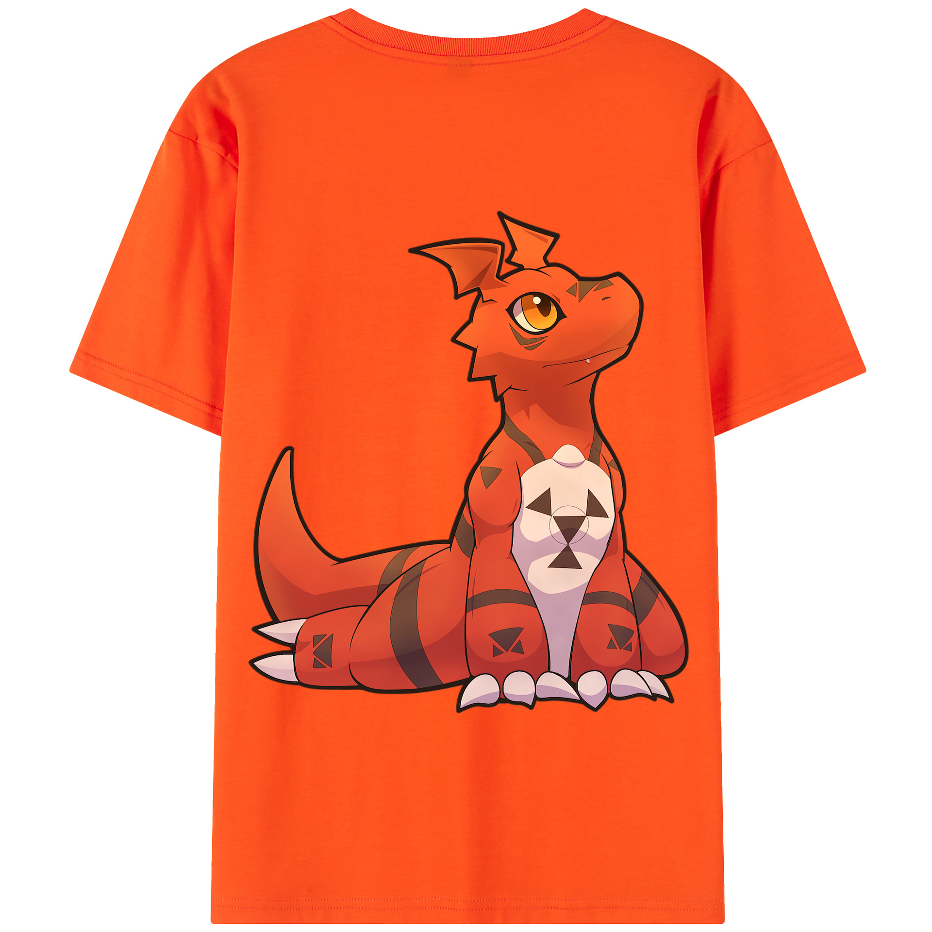 （画像用） Digimon デジタルモンスター/デジモン 綿100％半袖Tシャツ（背面プリント）